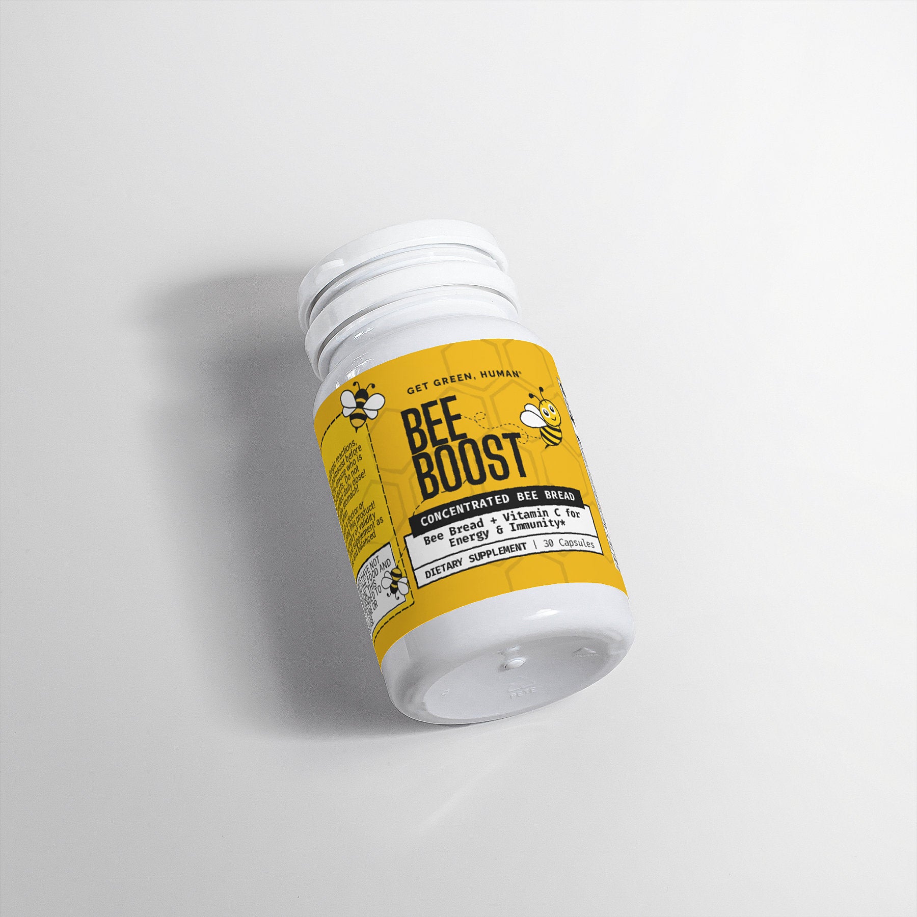 Bee Boost (Bee Bread + Vitamin C) Capsules