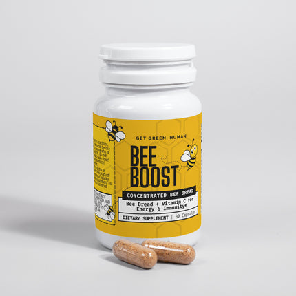 Bee Boost (Bee Bread + Vitamin C) Capsules