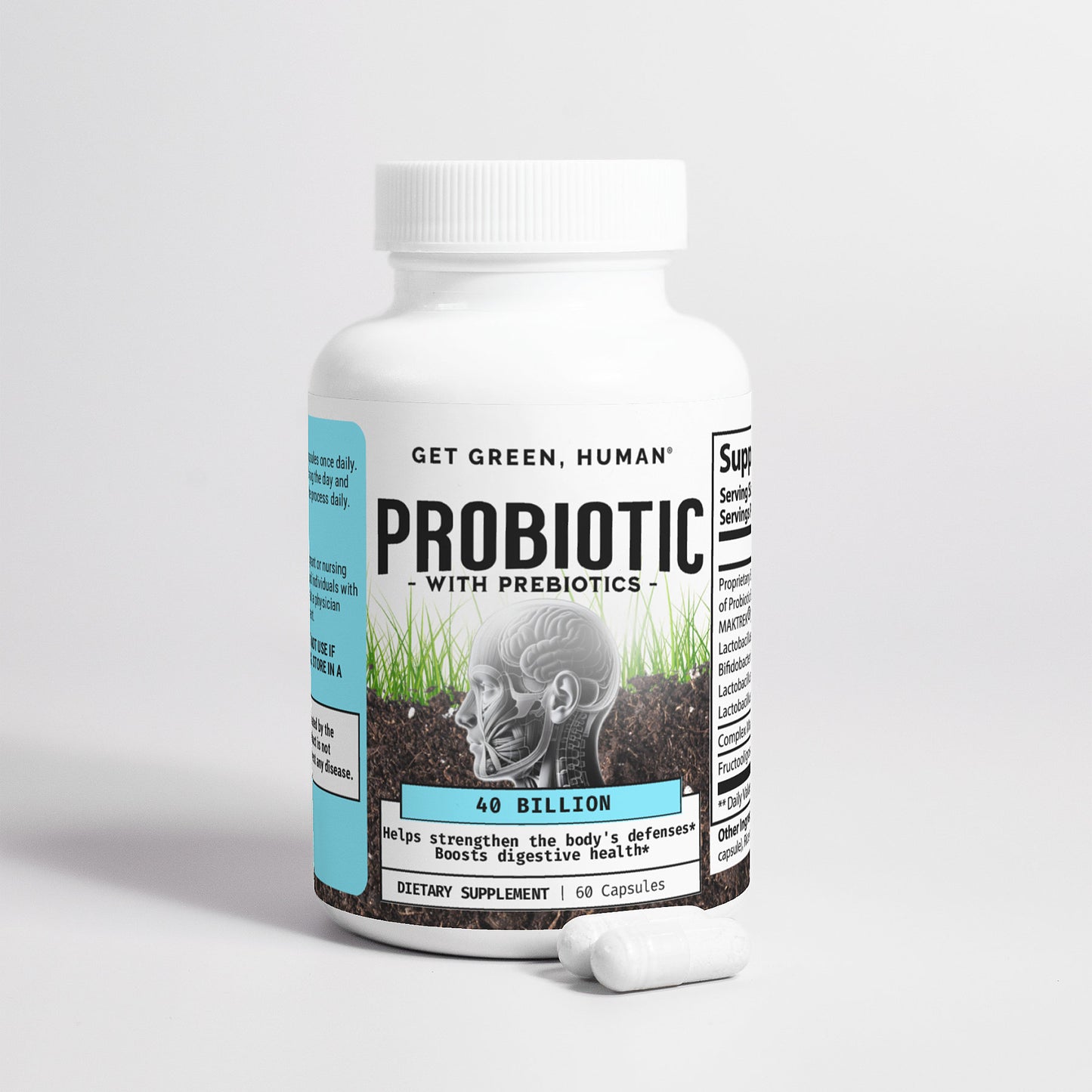 Probiotic 40 Billion with Prebiotics Capsules