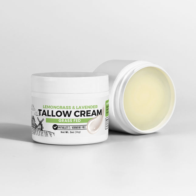 Grass-Fed Tallow Cream with Lemongrass & Lavender