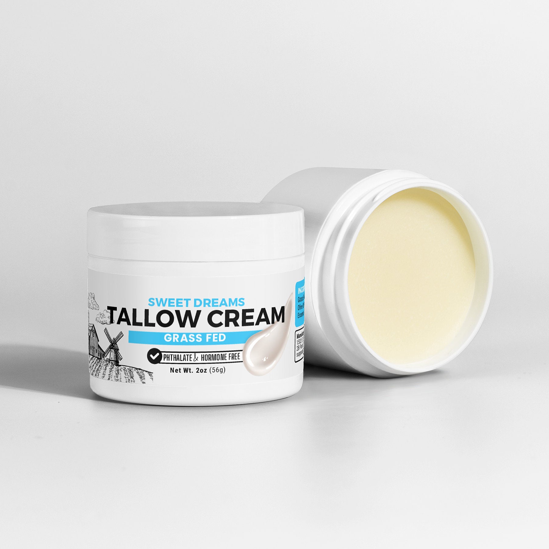 Grass-Fed Tallow Cream for Sleep