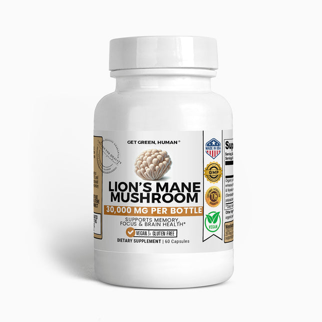 Lion's Mane Mushroom Cognitive Boost