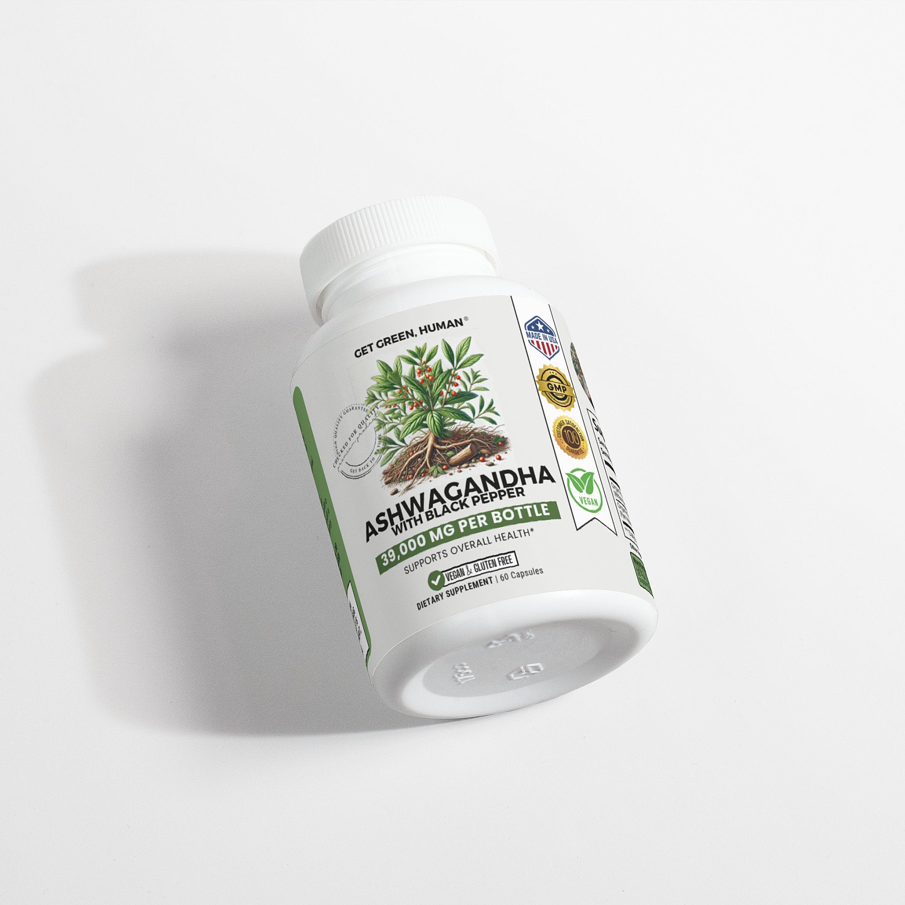 Ashwagandha w/Black Pepper (Adaptogen Capsules)