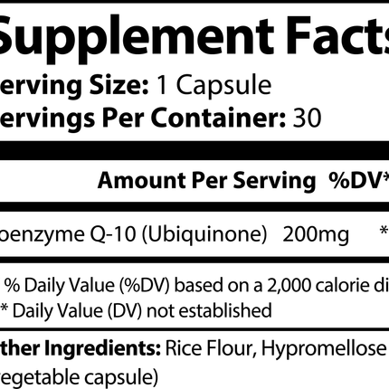 CoQ10 Ubiquinone Capsules