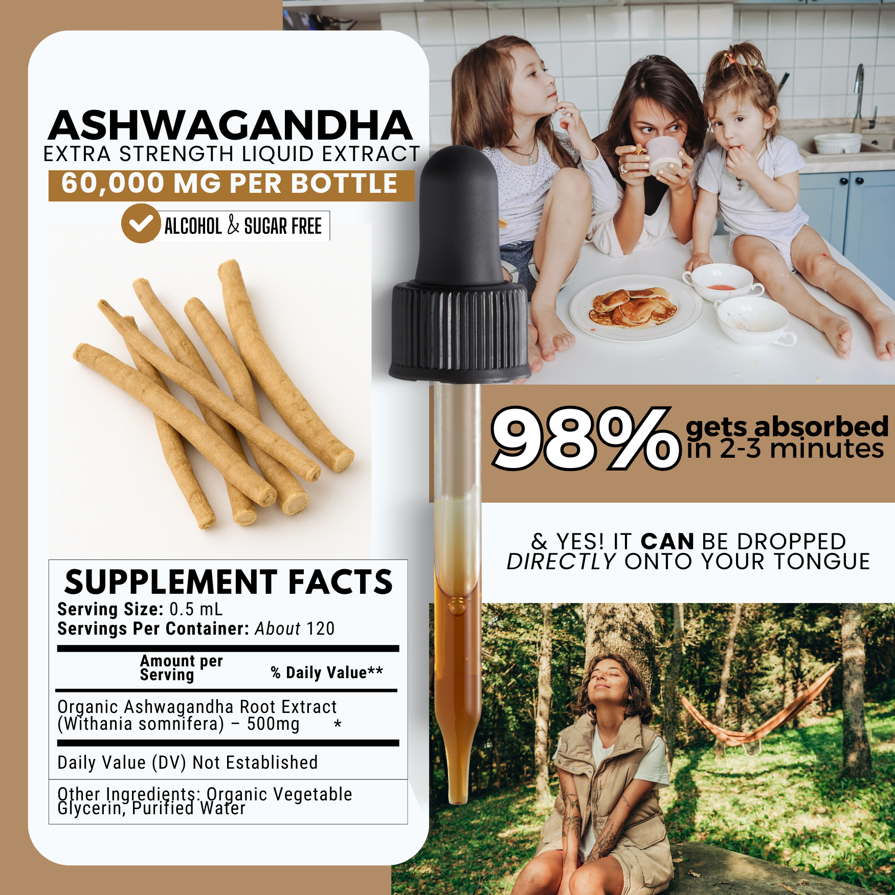 Ashwagandha Tincture | Stress, Mood & Energy Balance