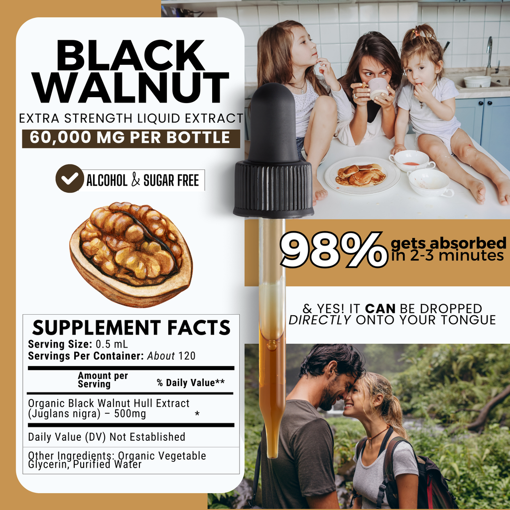 Black Walnut Tincture | Gut Health & Natural Detox Support