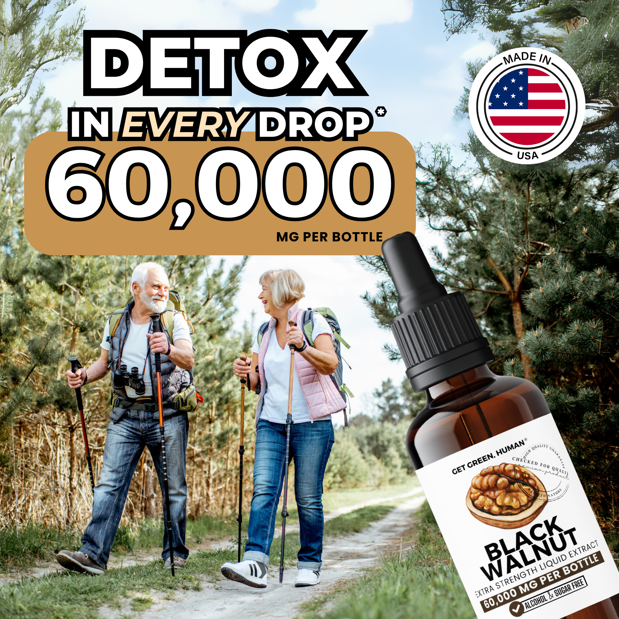 Black Walnut Tincture | Gut Health & Natural Detox Support