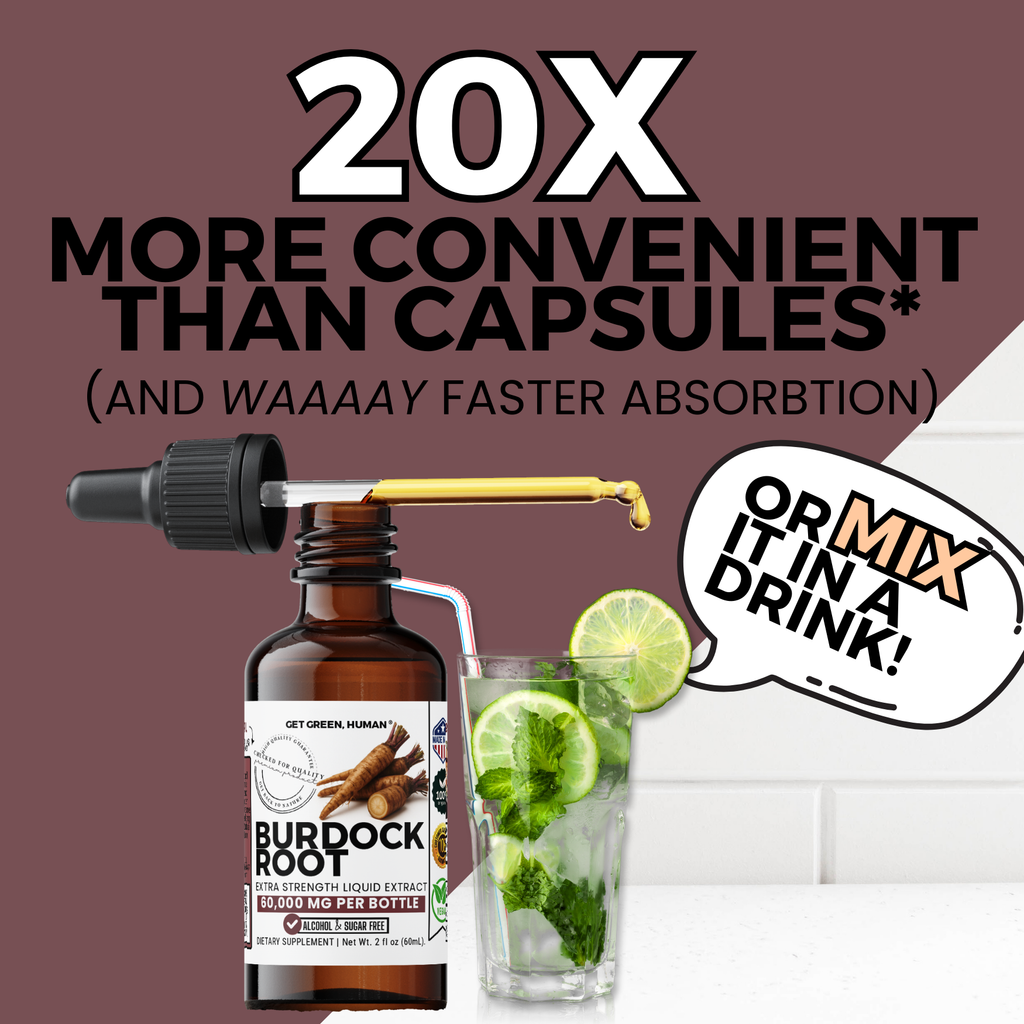 Burdock Root Tincture | Skin, Liver & Detox Support