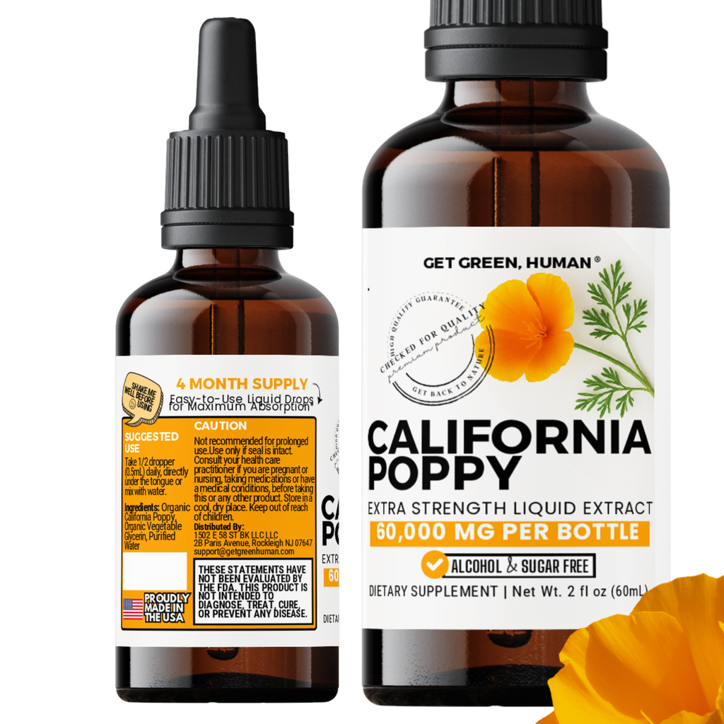 California Poppy Tincture | Sleep, Relaxation & Nervous System Support