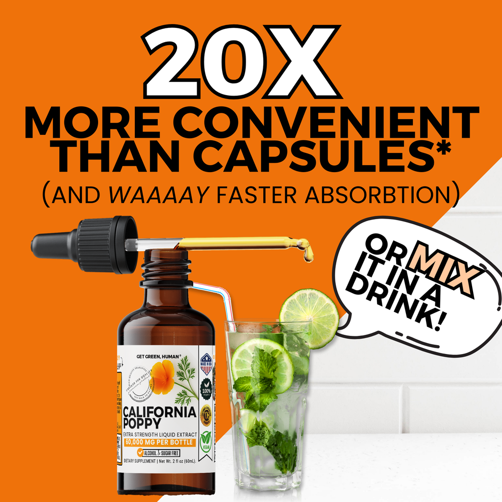 California Poppy Tincture | Sleep, Relaxation & Nervous System Support