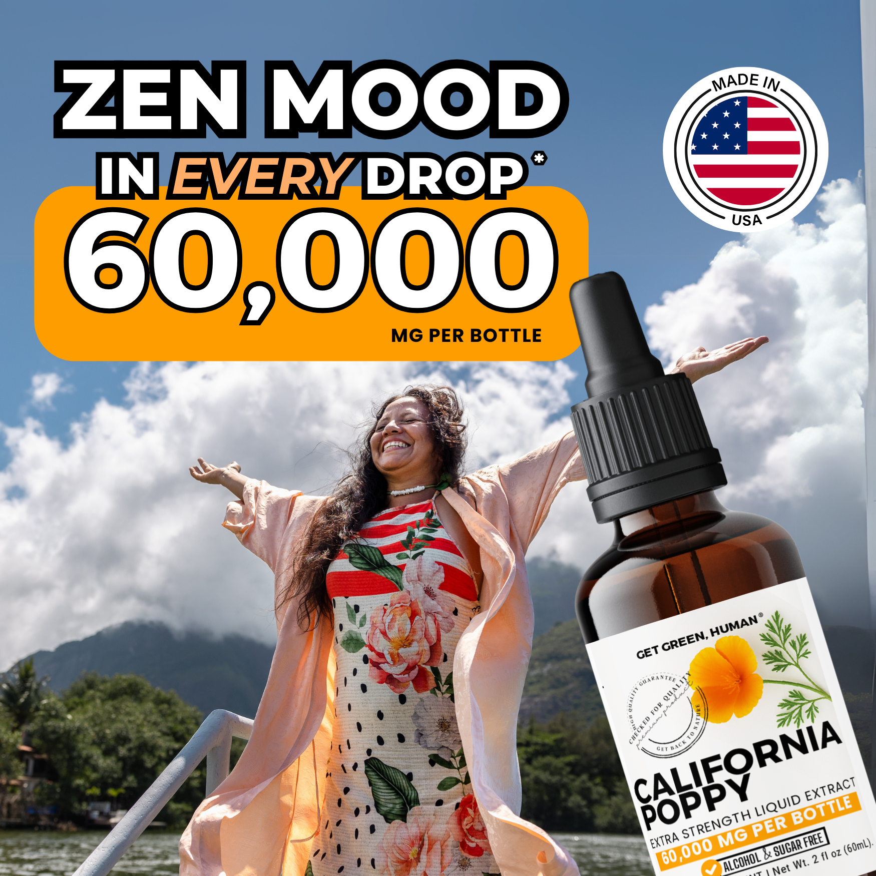 California Poppy Tincture | Sleep, Relaxation & Nervous System Support