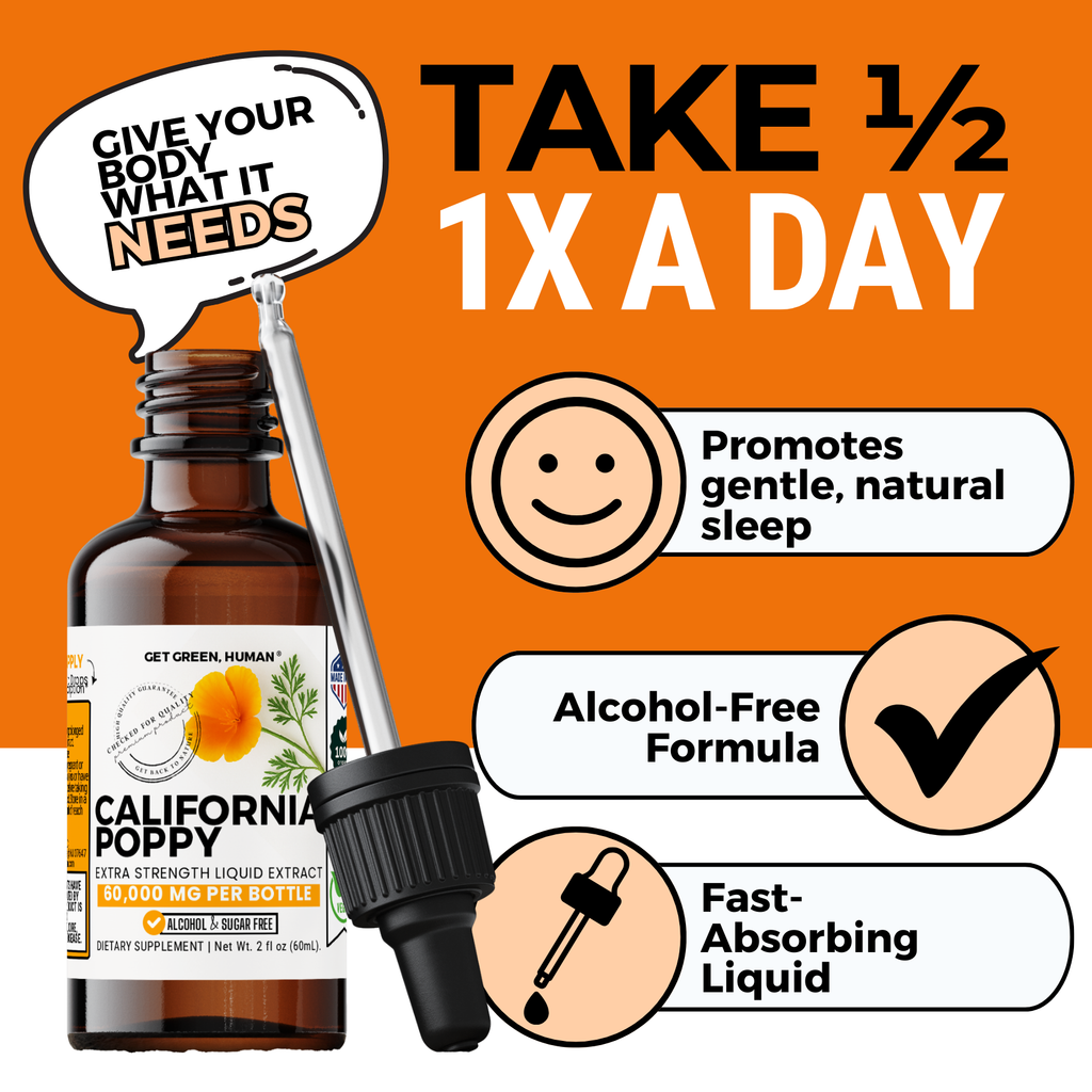 California Poppy Tincture | Sleep, Relaxation & Nervous System Support