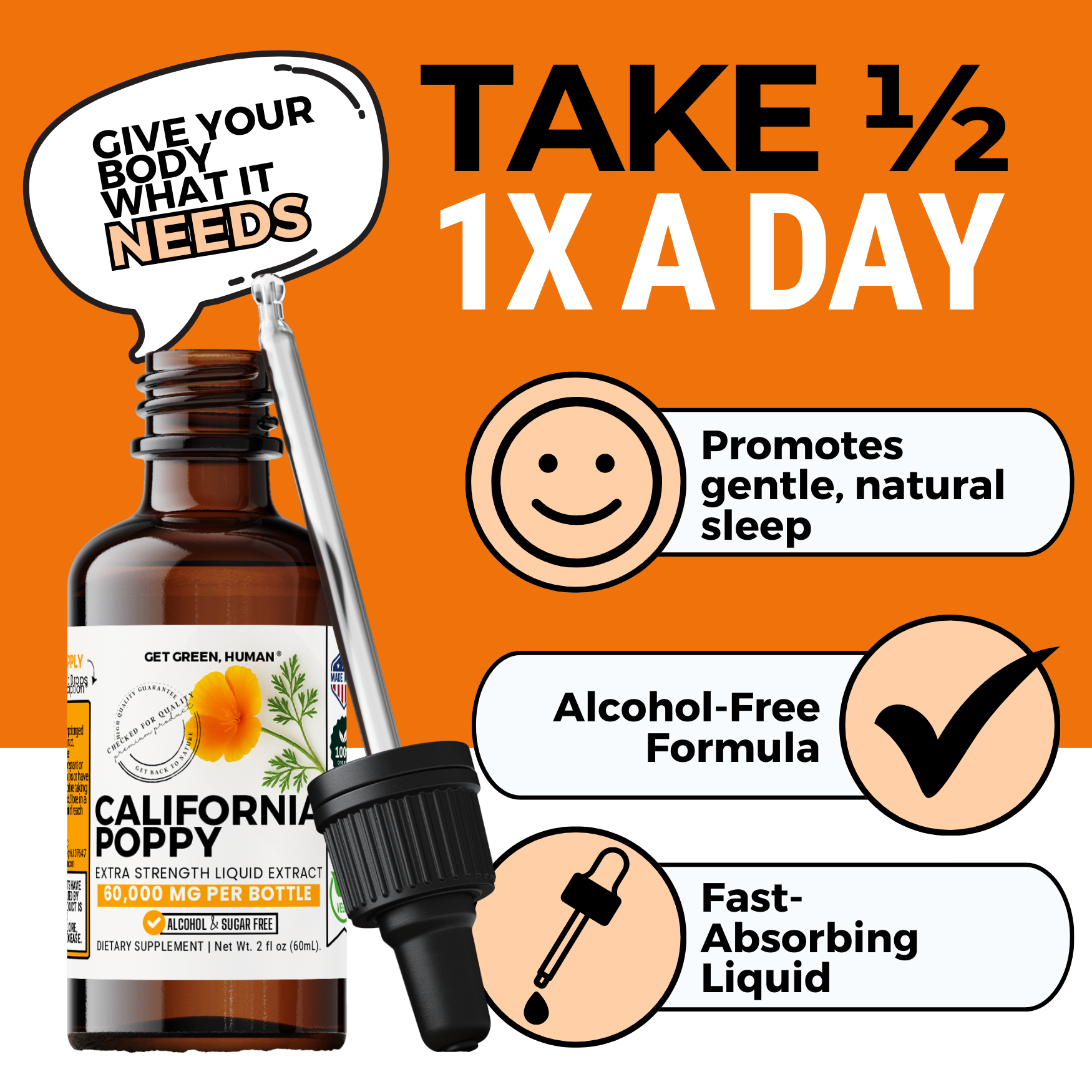 California Poppy Tincture | Sleep, Relaxation & Nervous System Support