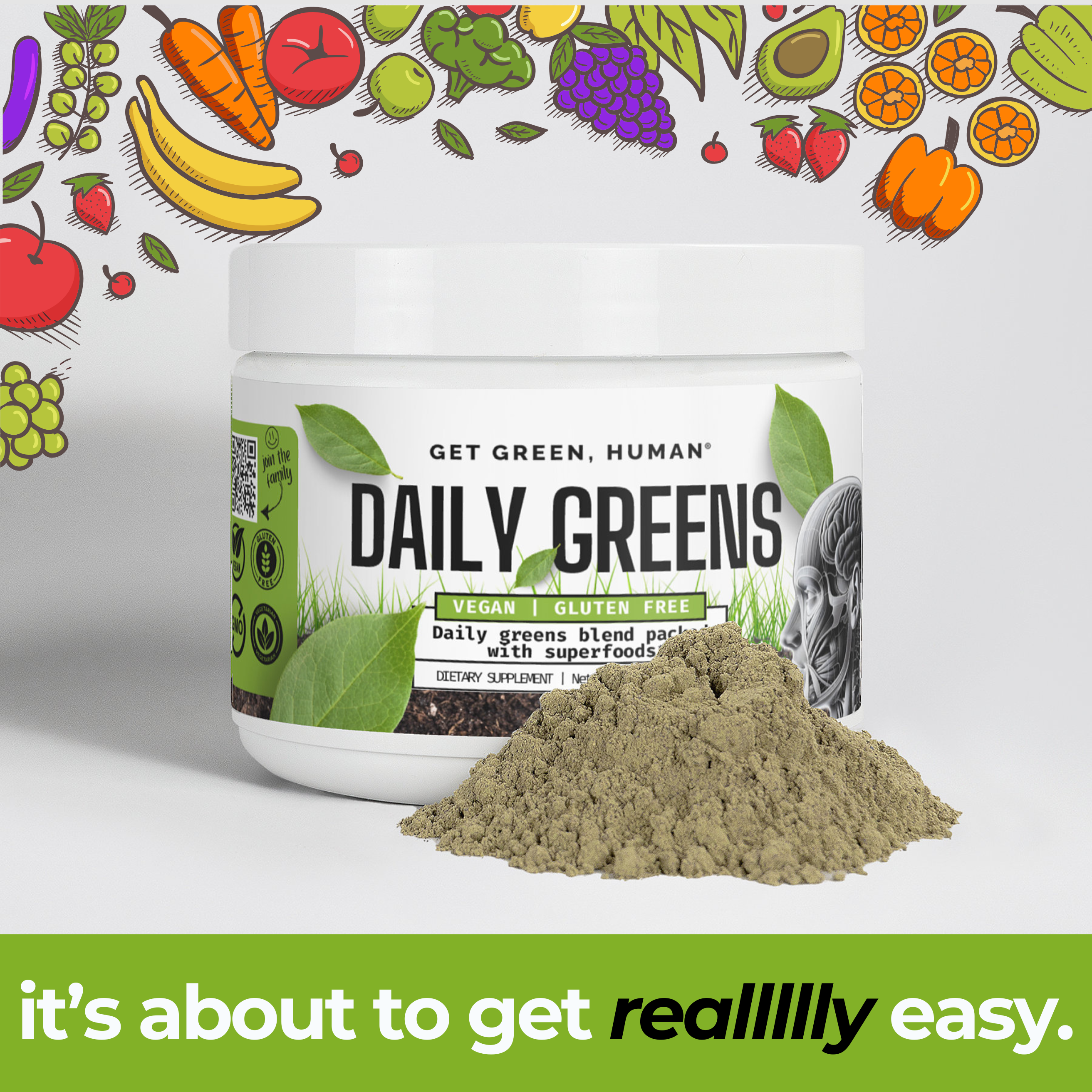 Daily Greens Superfood Powder