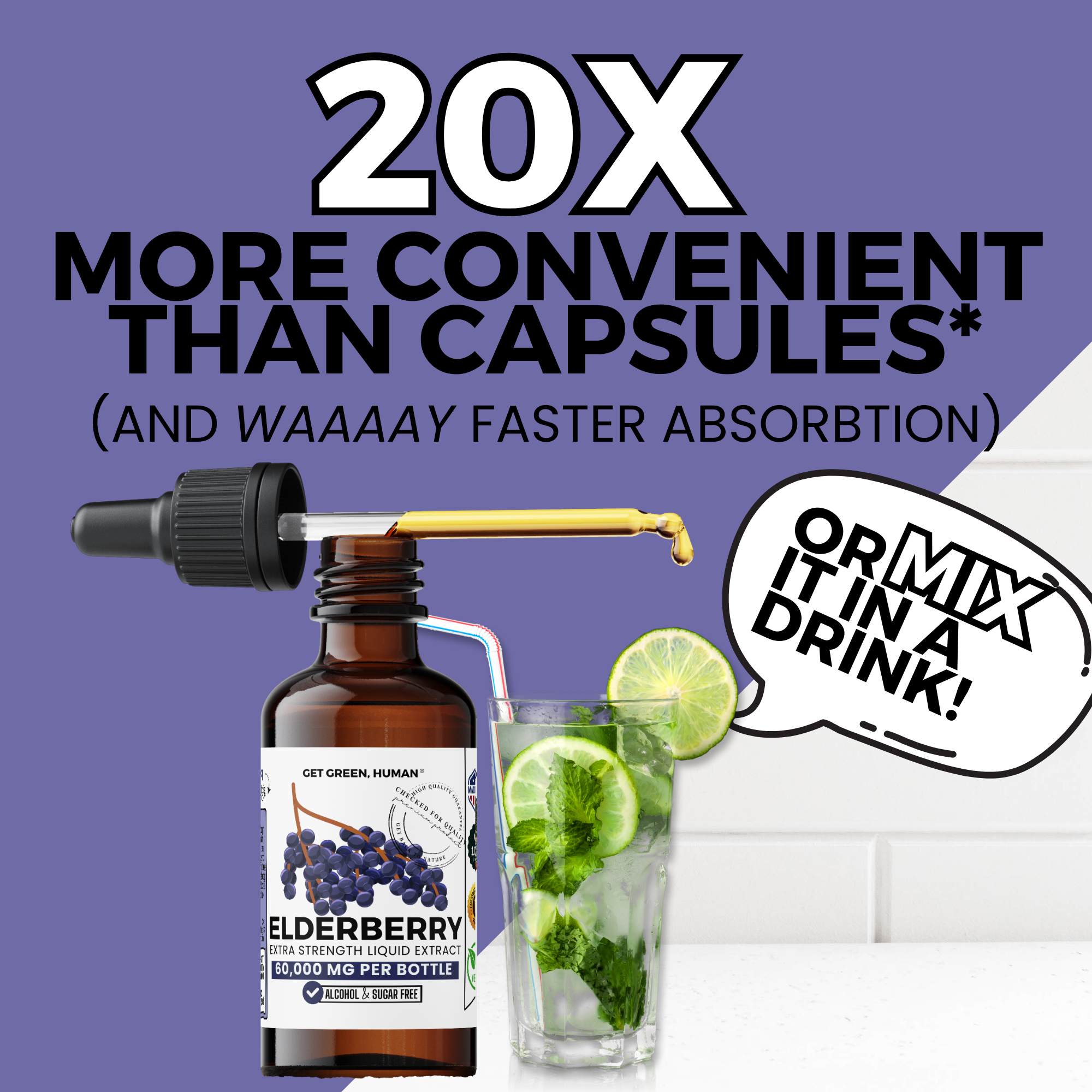 Elderberry Tincture | Immune & Antioxidant Support