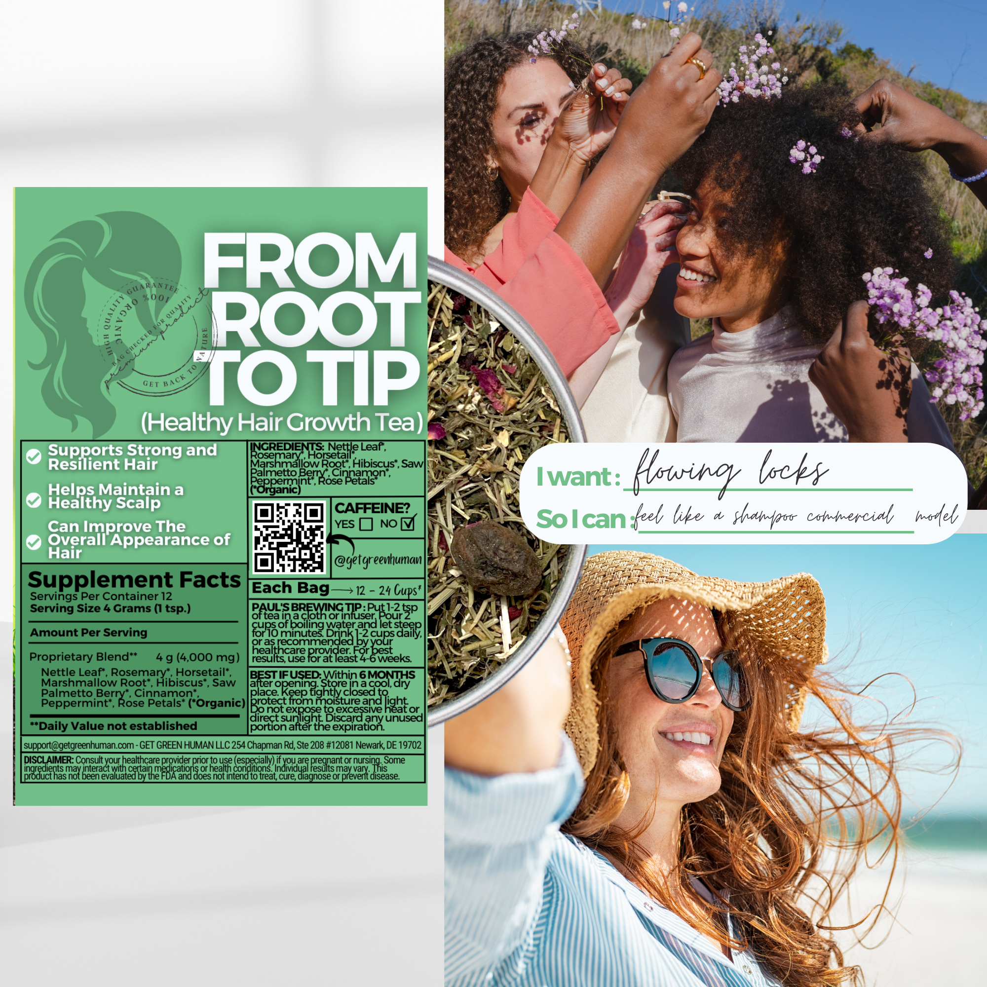 From Root to Tip (Healthy Hair Growth Tea)