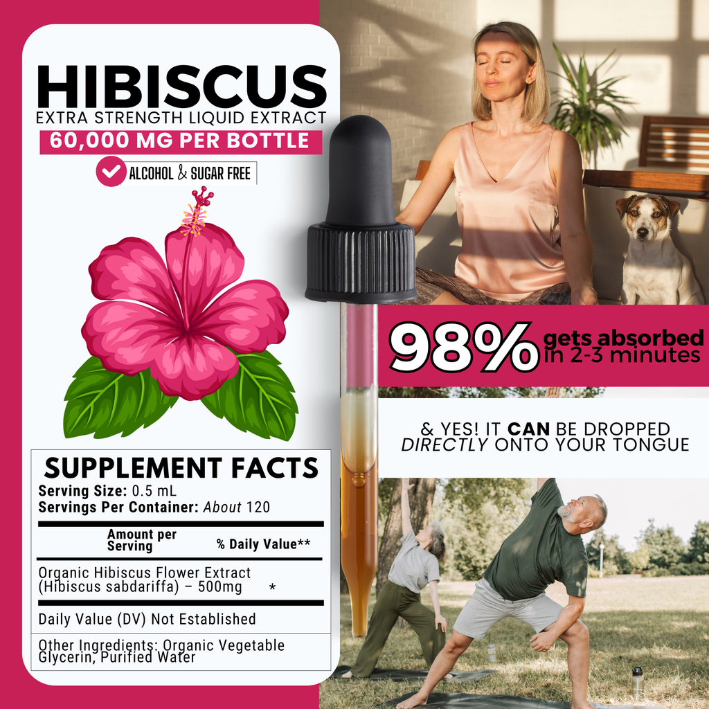 Hibiscus Tincture | Heart, Circulation & Antioxidant Support