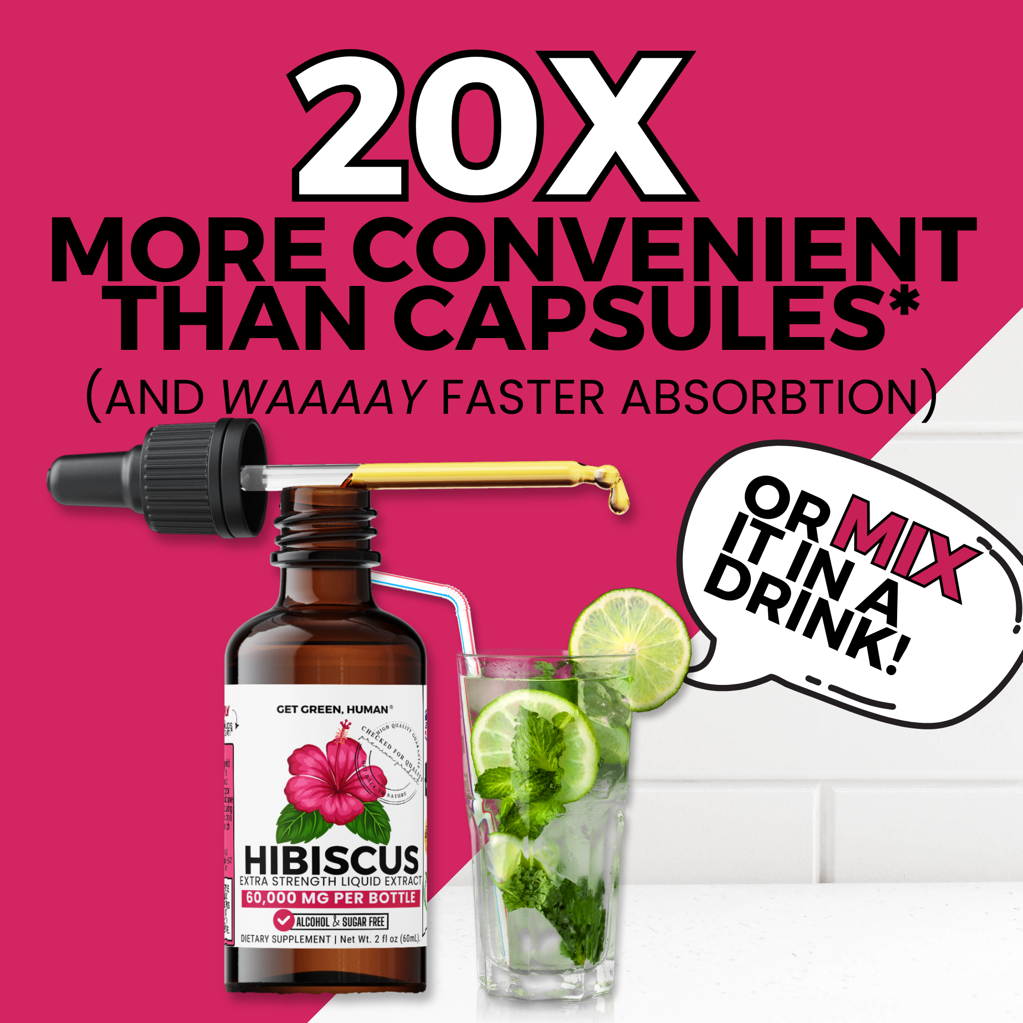 Hibiscus Tincture | Heart, Circulation & Antioxidant Support