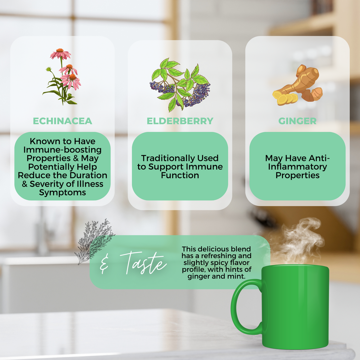 Immunity Support Tea Tea-Munity (Immune Support) – Get Green, Human