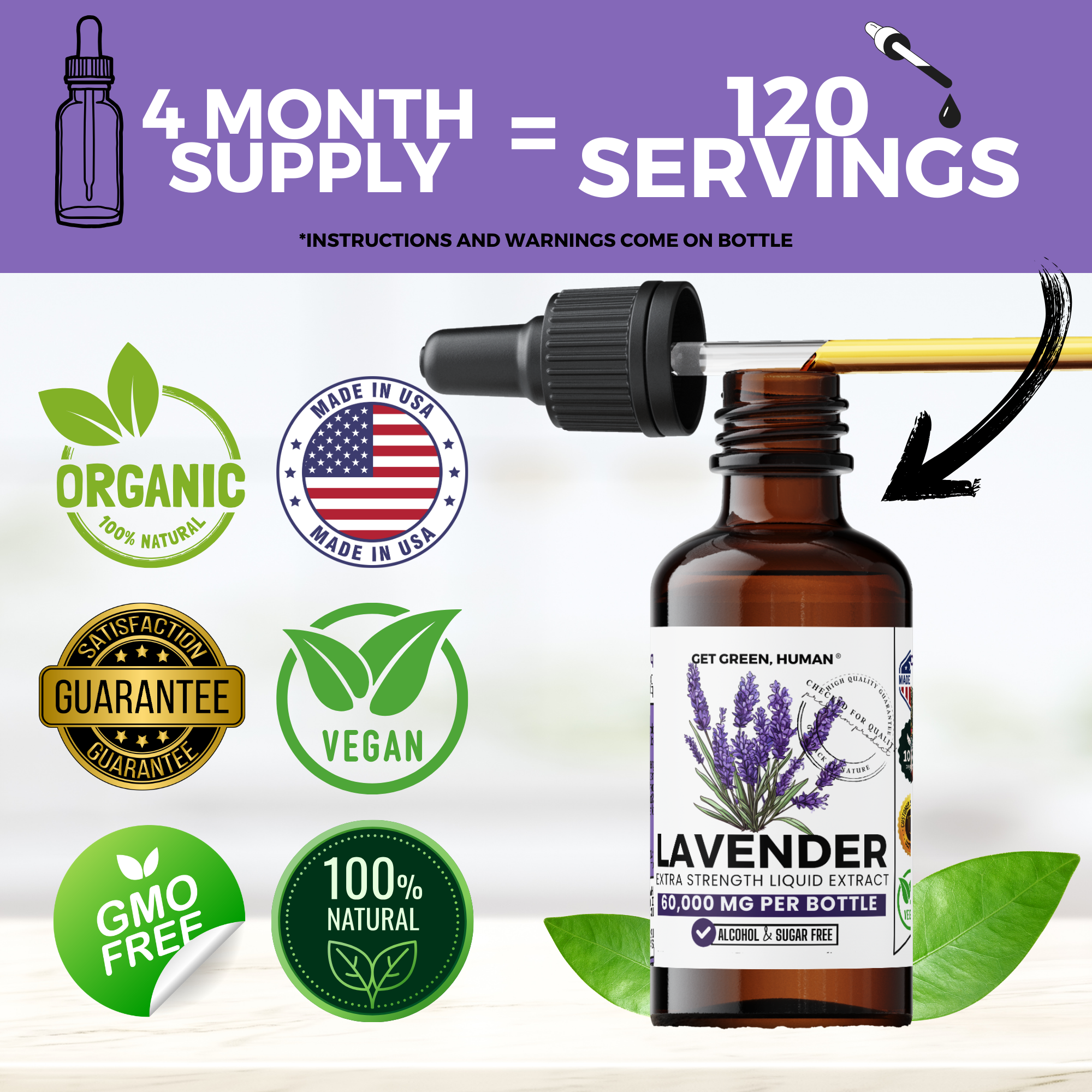 Lavender Tincture | Relaxation & Sleep Support