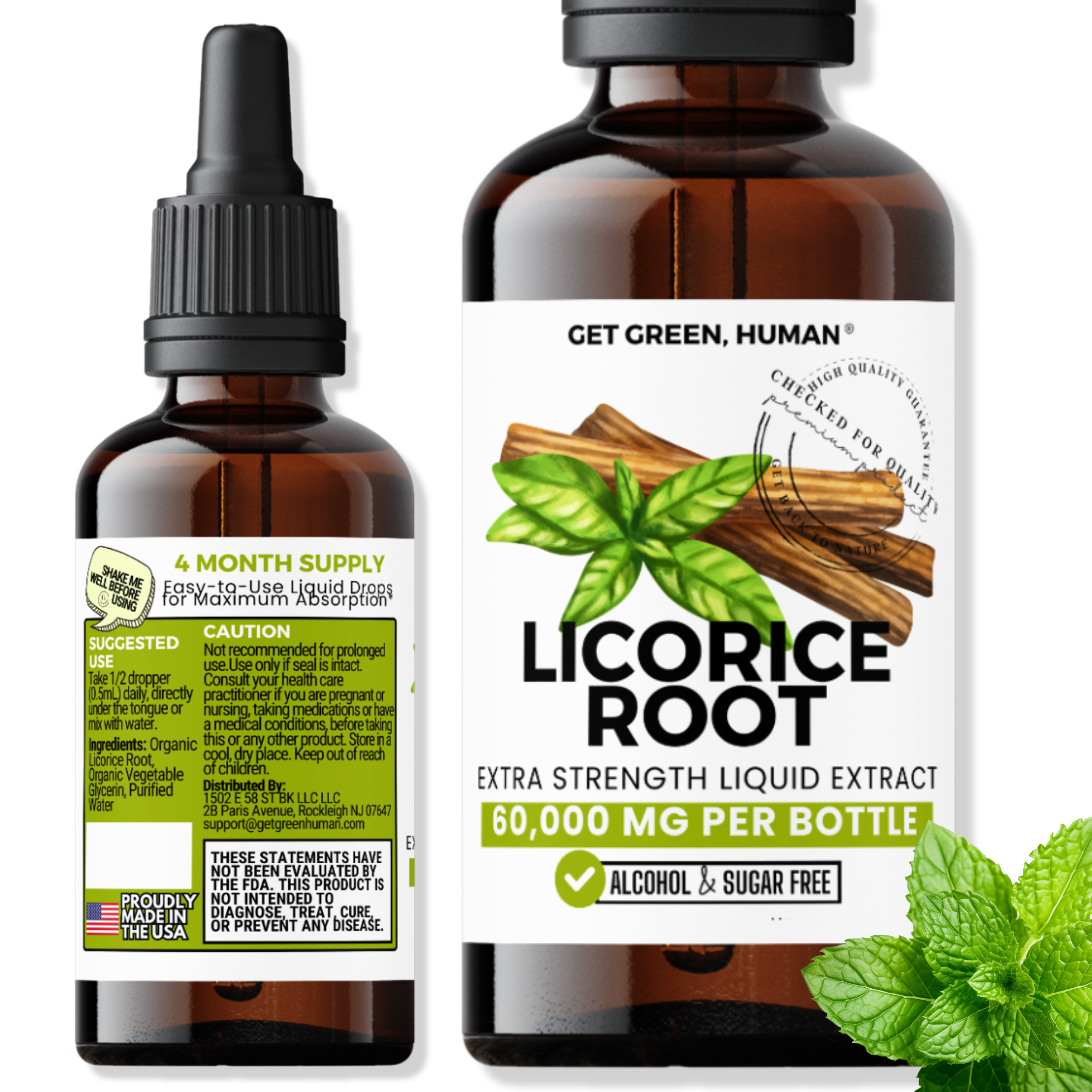 Licorice Root Tincture | Digestive, Adrenal & Respiratory Support