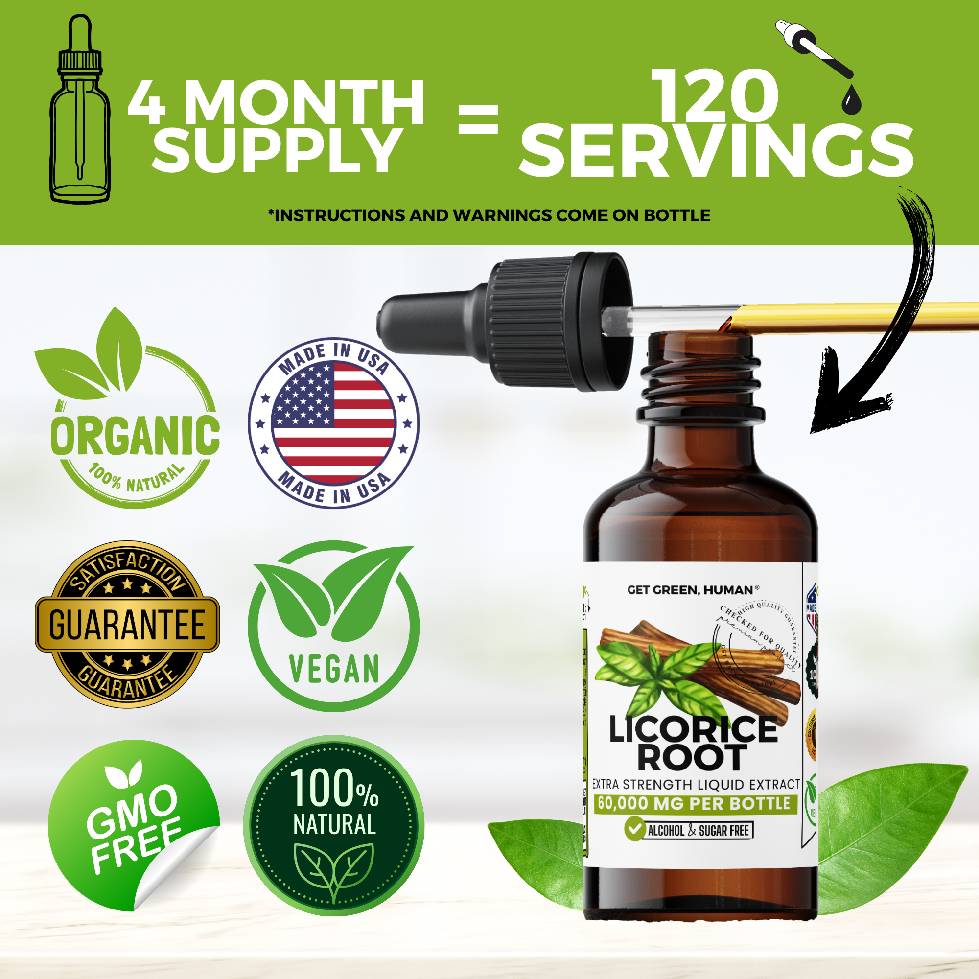 Licorice Root Tincture | Digestive, Adrenal & Respiratory Support