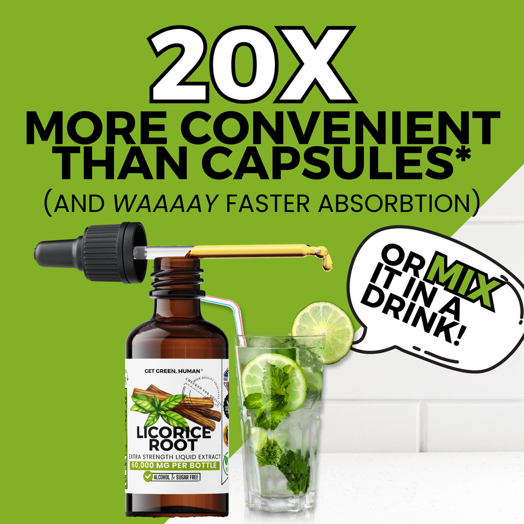 Licorice Root Tincture | Digestive, Adrenal & Respiratory Support