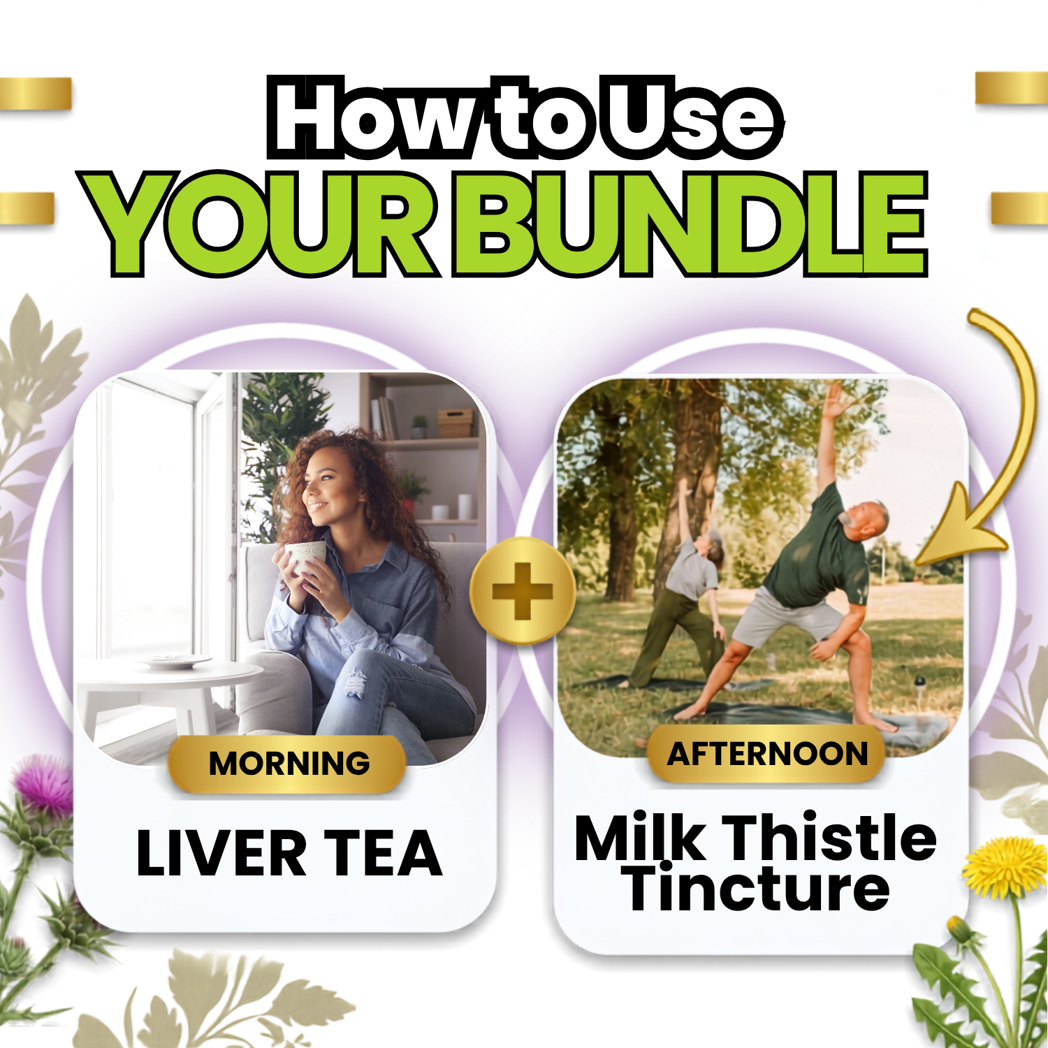 Liver Reset Bundle | Herbal Tea & Milk Thistle Tincture Duo