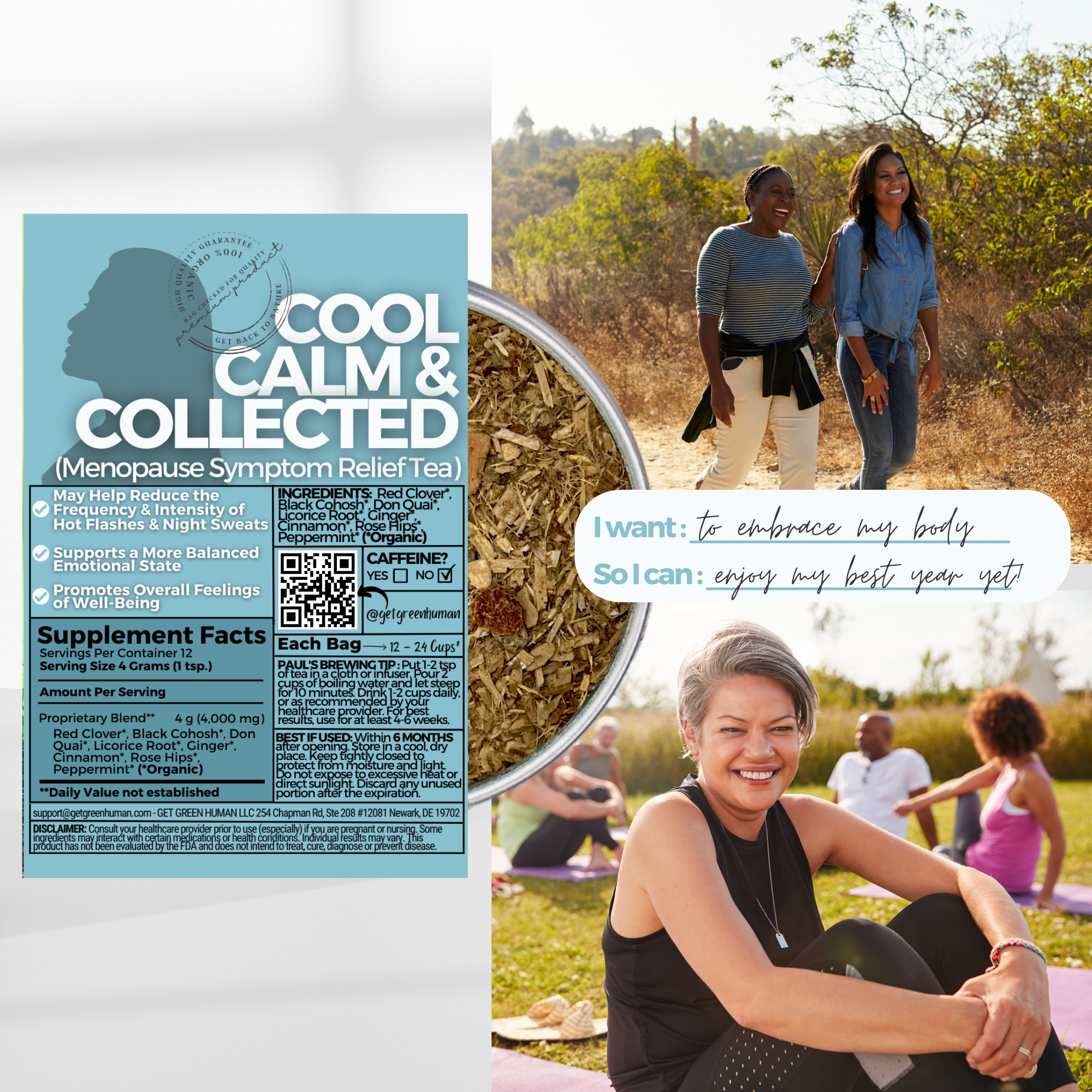 Cool, Calm and Collected (Menopause Symptom Relief)