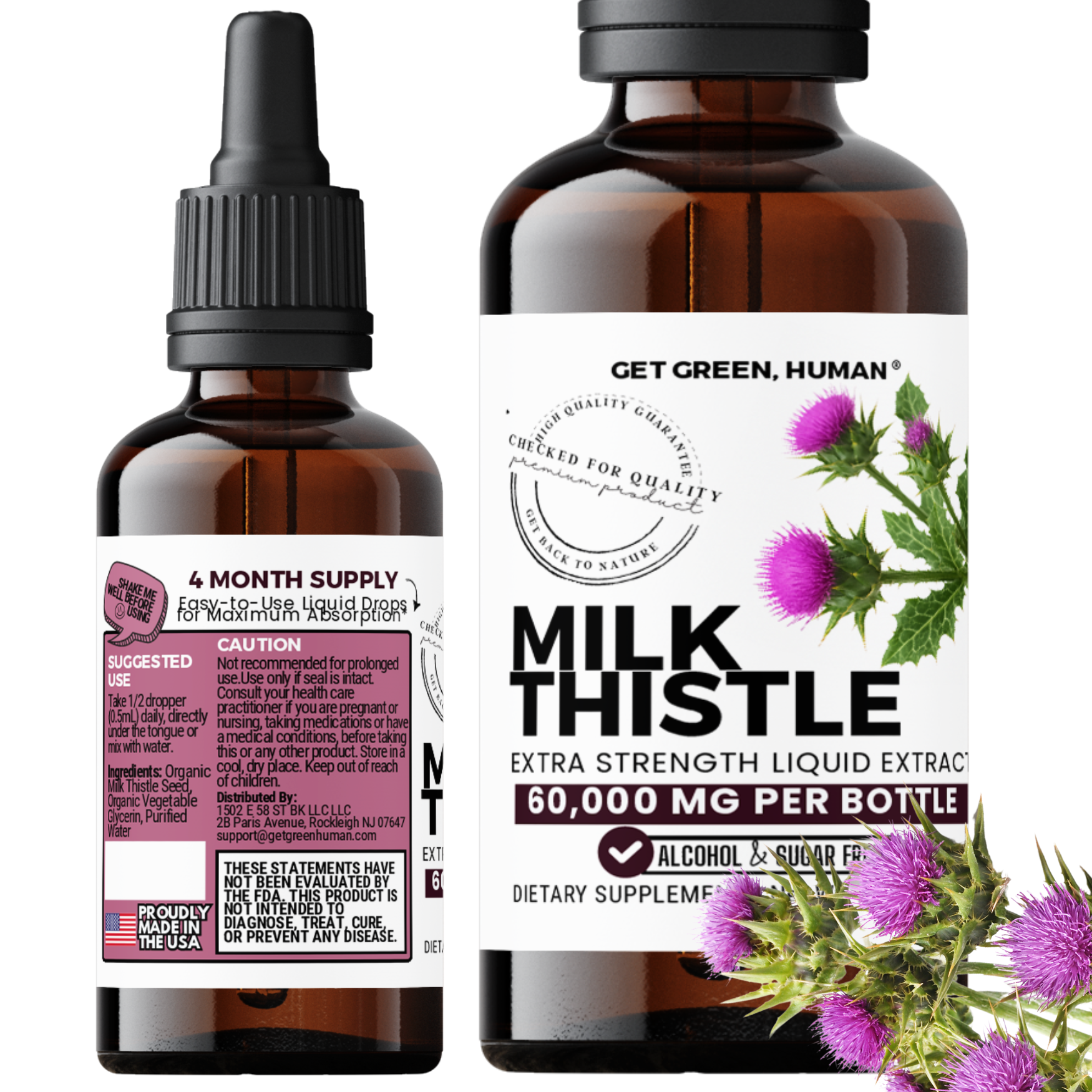 Milk Thistle Tincture | Liver, Detox & Recovery Support