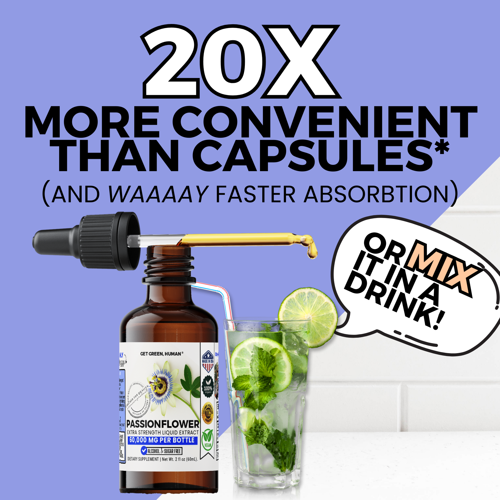 Passionflower Tincture | Sleep, Calm & Nervous System Support