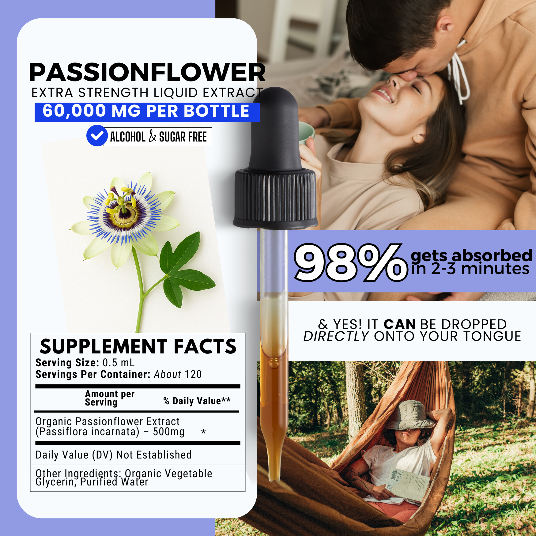 Passionflower Tincture | Sleep, Calm & Nervous System Support