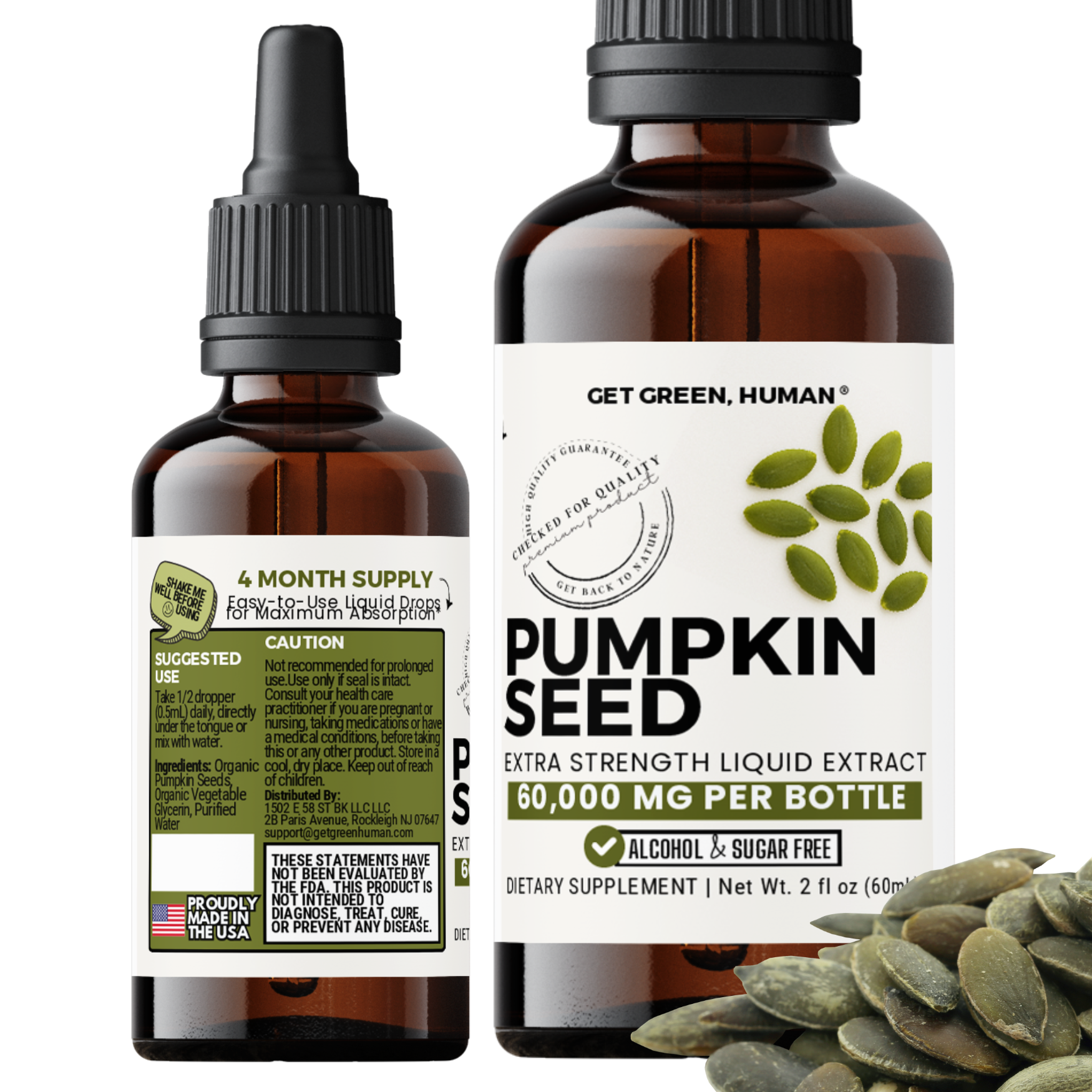 Pumpkin Seed Tincture | Gut, Bladder & Hormone Support