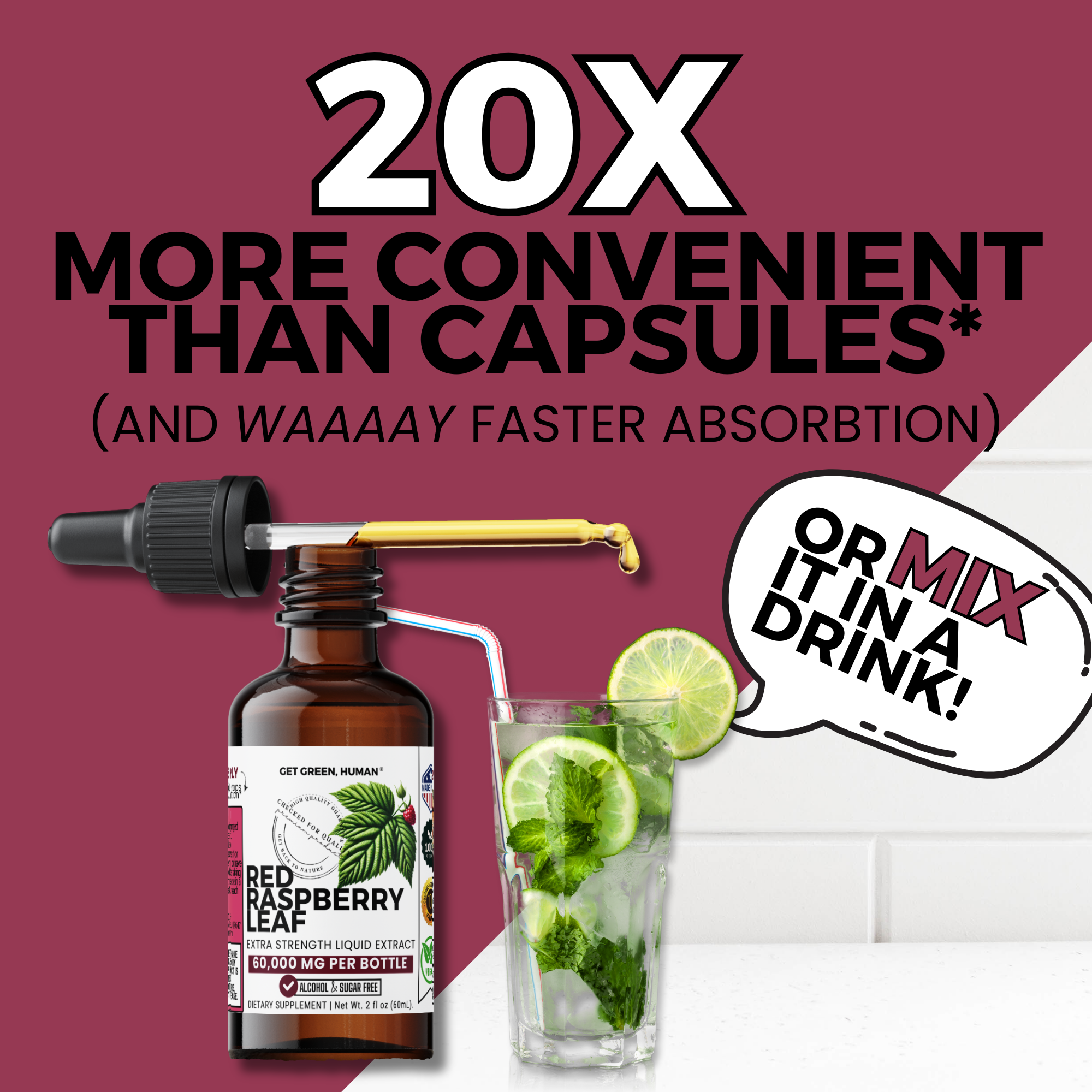 Red Raspberry Leaf Tincture | Women’s Hormonal & Reproductive Support