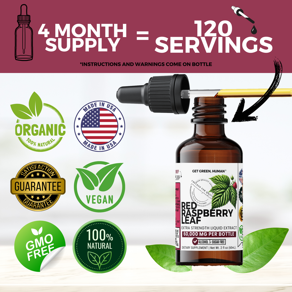 Red Raspberry Leaf Tincture | Women’s Hormonal & Reproductive Support