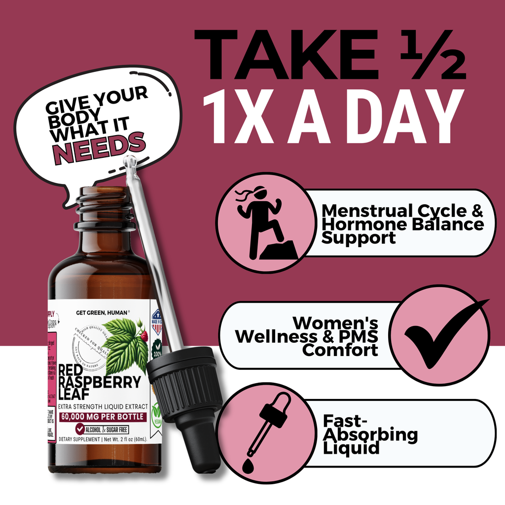 Red Raspberry Leaf Tincture | Women’s Hormonal & Reproductive Support