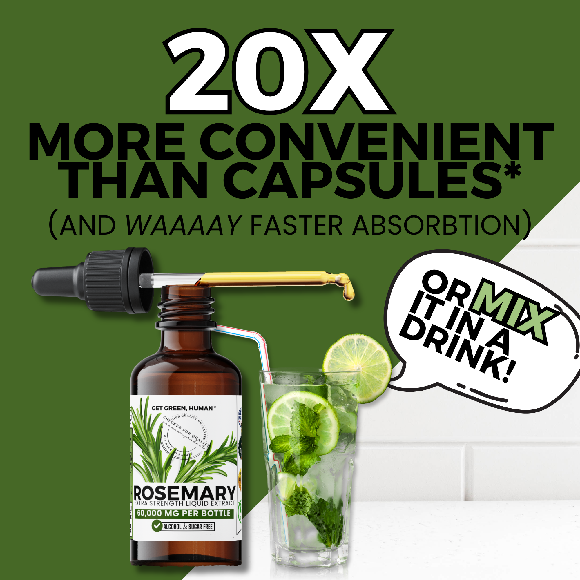 Rosemary Tincture | Brain Health & Focus Support