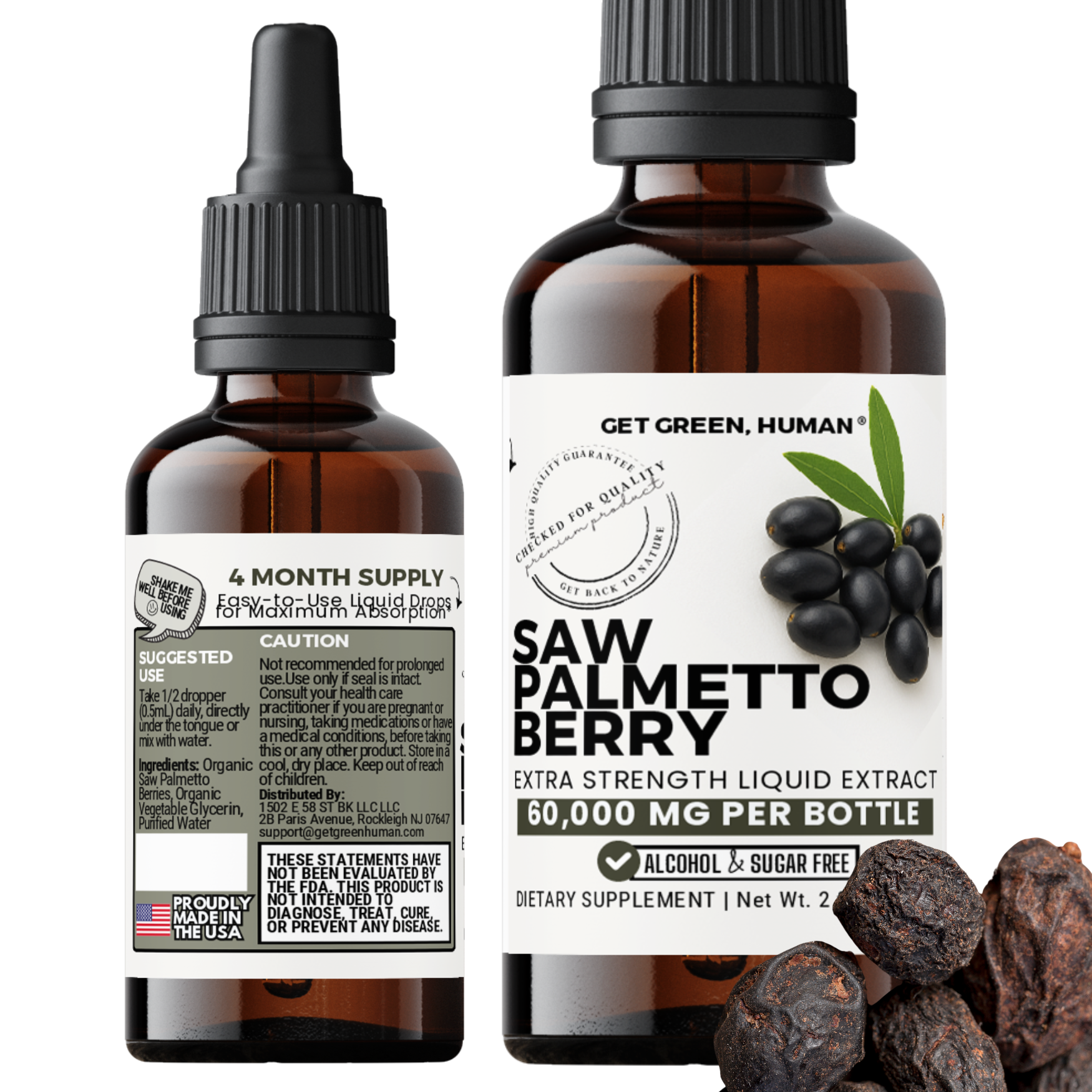 Saw Palmetto Berry Tincture | Prostate, Hormone & Urinary Support