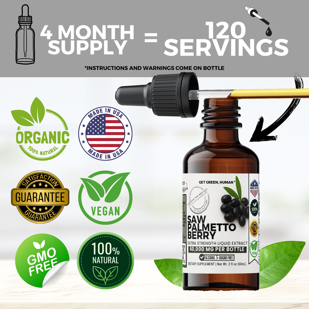 Saw Palmetto Berry Tincture | Prostate, Hormone & Urinary Support