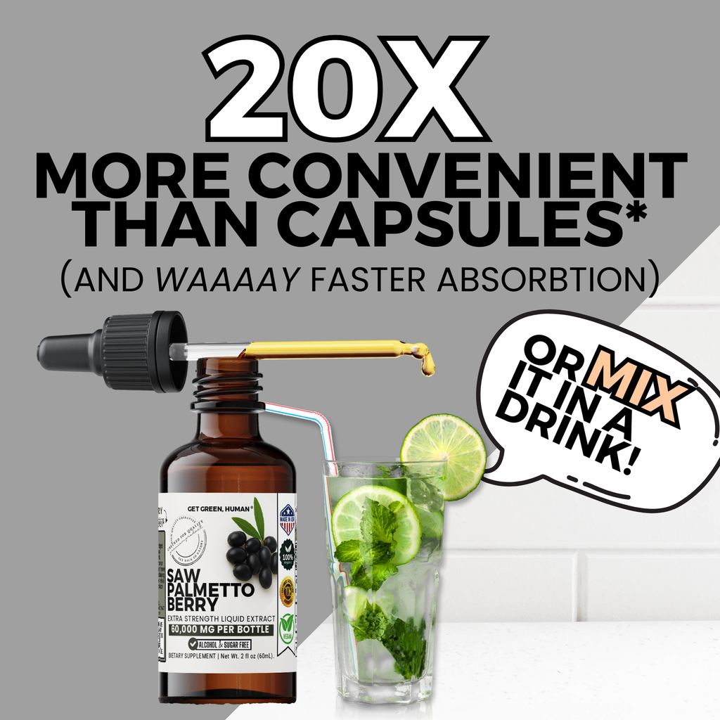 Saw Palmetto Berry Tincture | Prostate, Hormone & Urinary Support