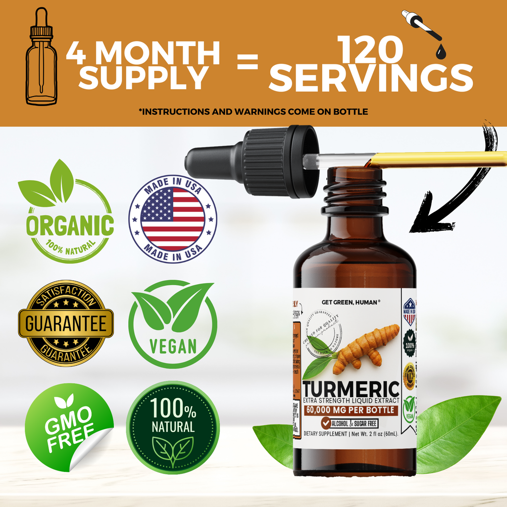 Turmeric Tincture | Inflammation, Joint & Immune Support