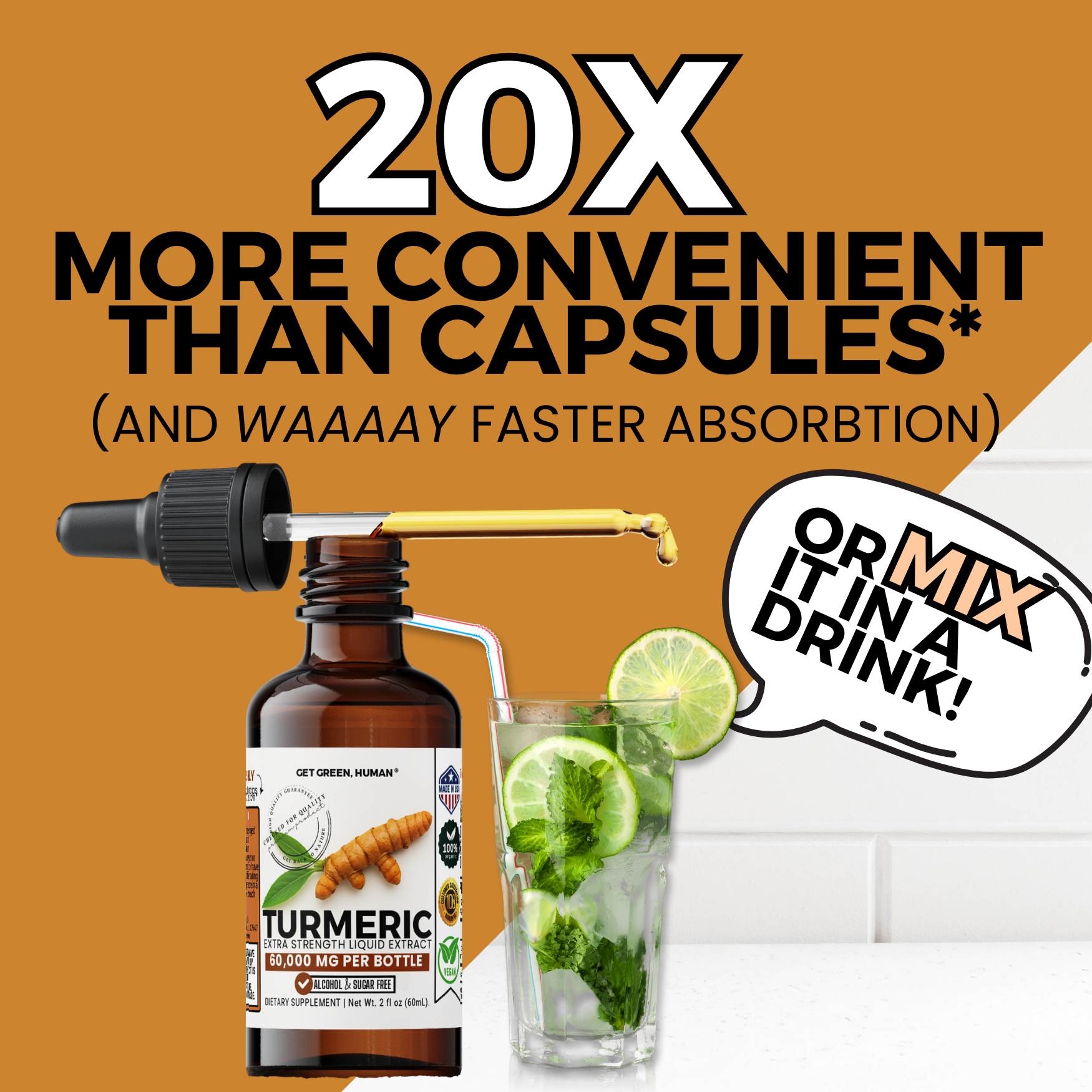 Turmeric Tincture | Inflammation, Joint & Immune Support