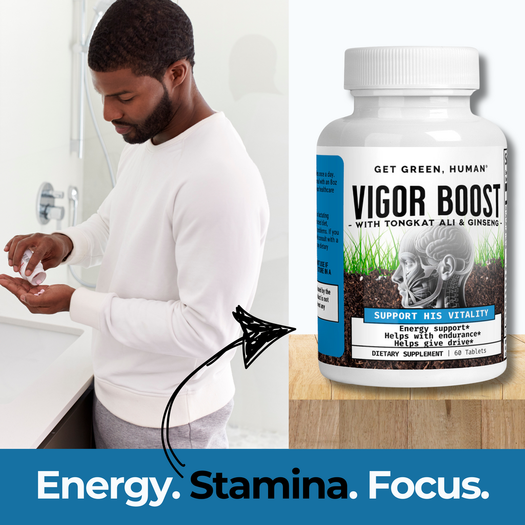 Vigor Boost Tablets with Tongkat Ali & Ginseng (for him)
