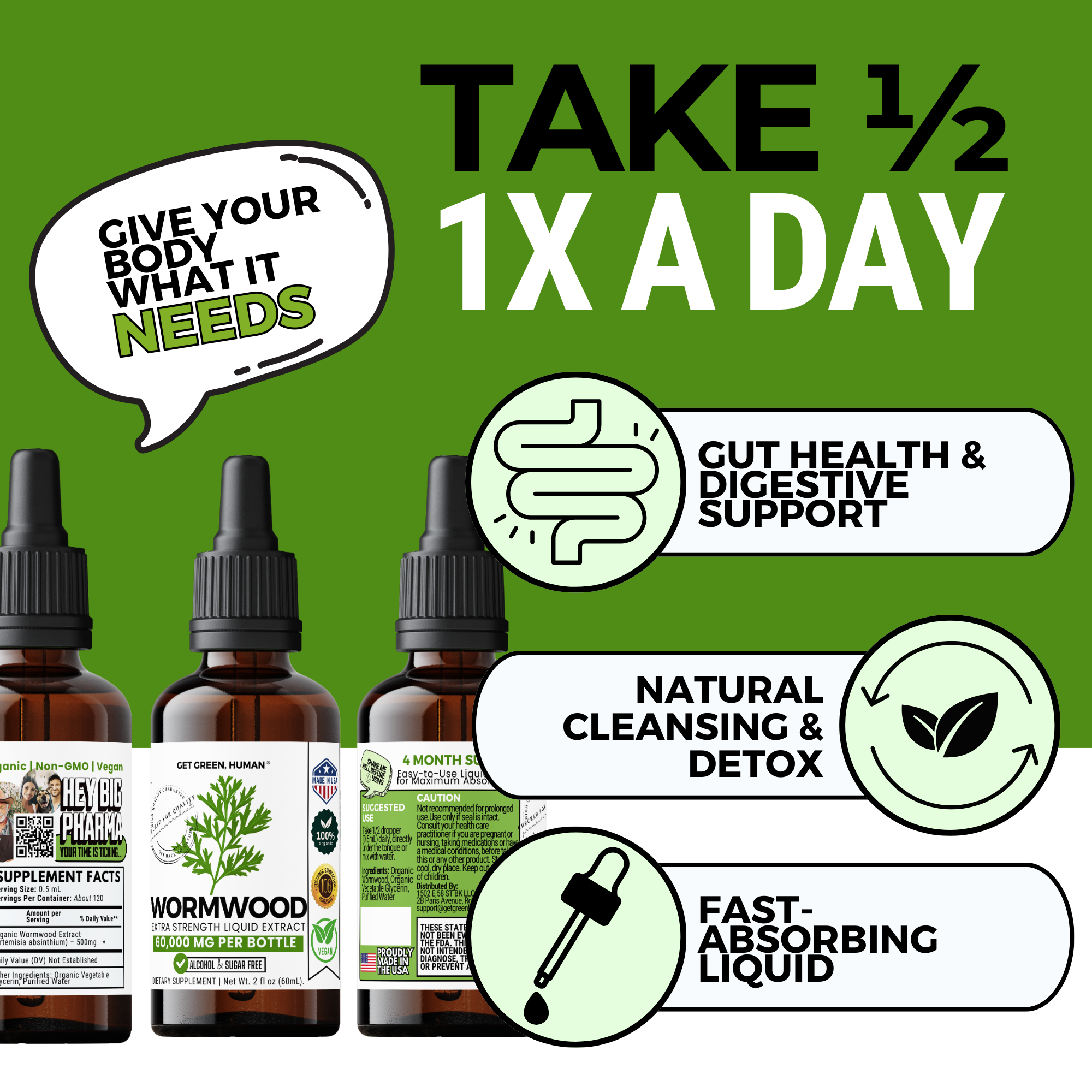 Wormwood Tincture | Digestive & Detox Support