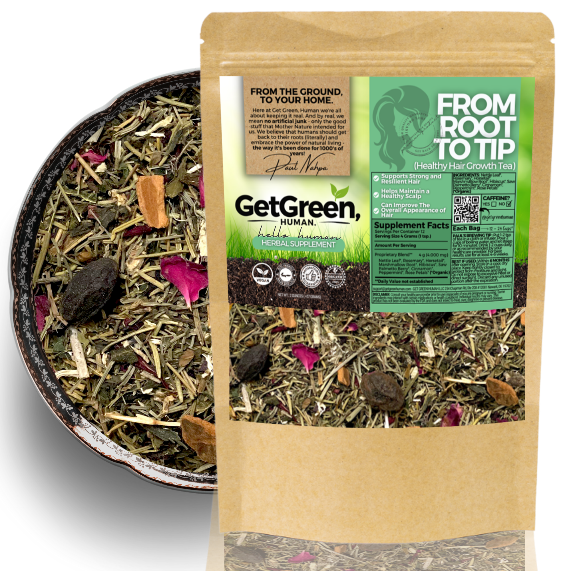 From Root to Tip (Healthy Hair Growth Tea)