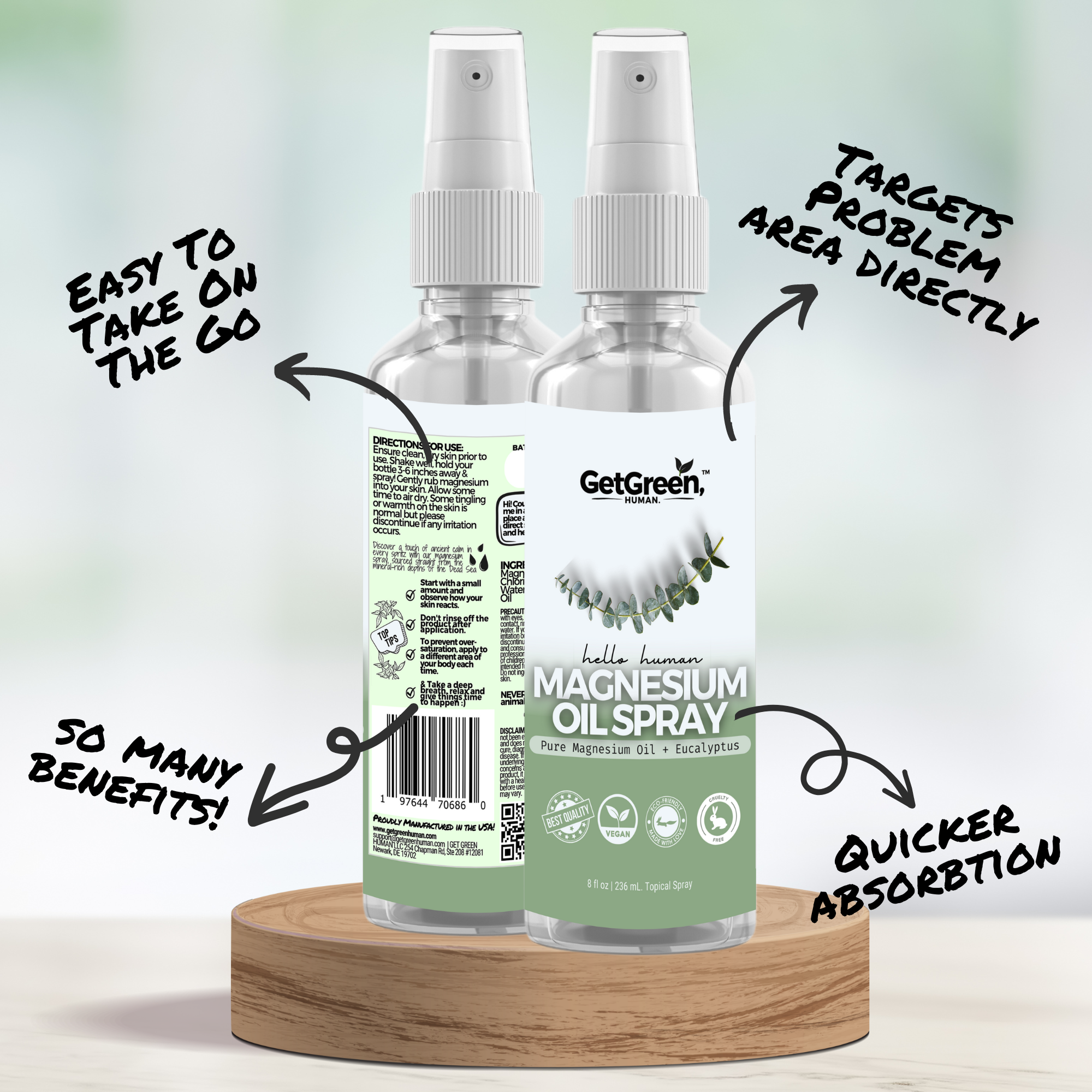 Magnesium Oil Spray (Eucalyptus)