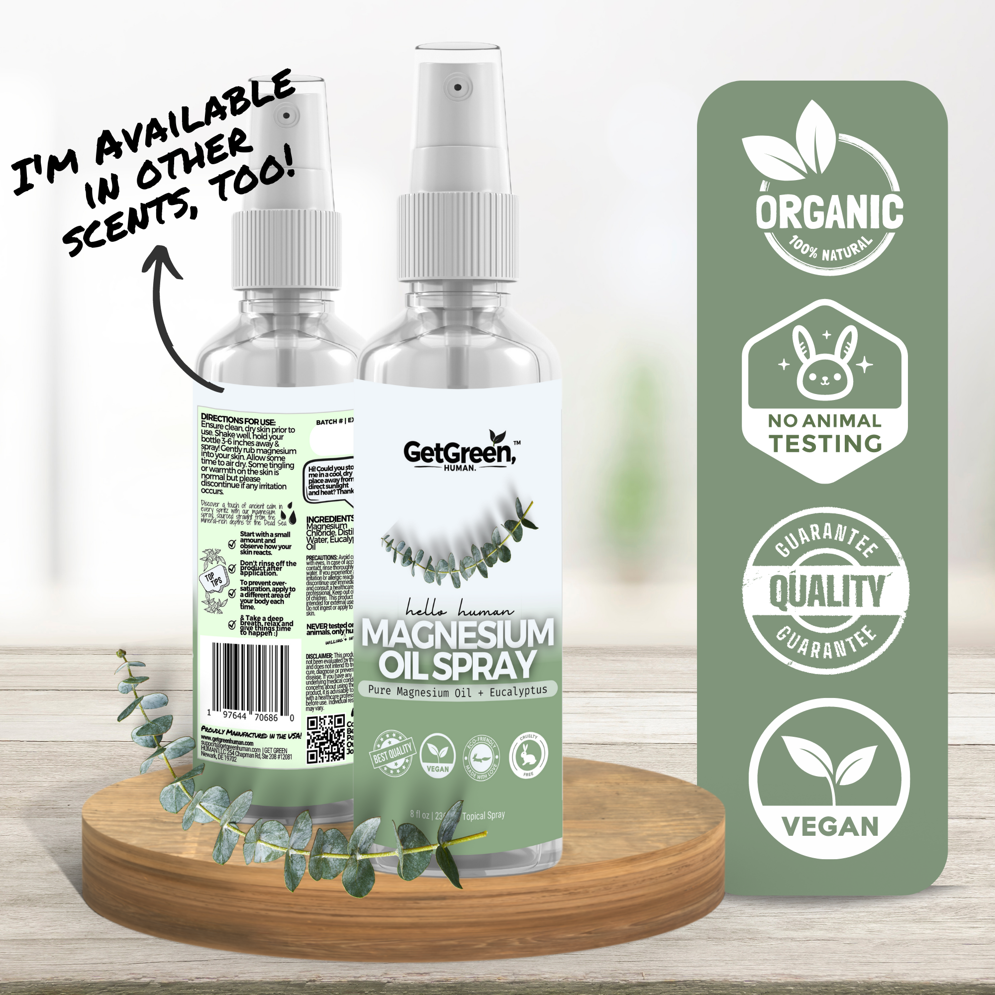 Magnesium Oil Spray (Eucalyptus)