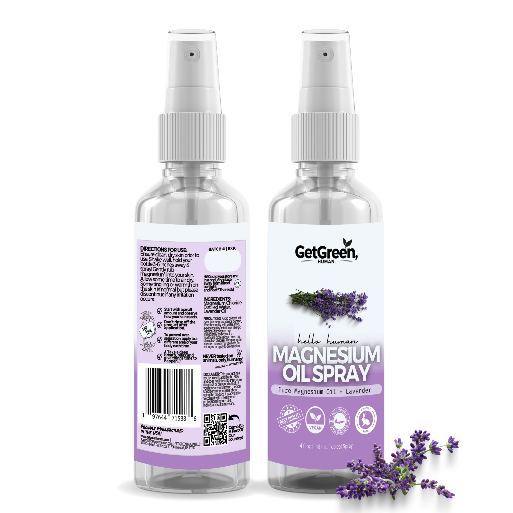 Magnesium Oil Spray (Lavender)