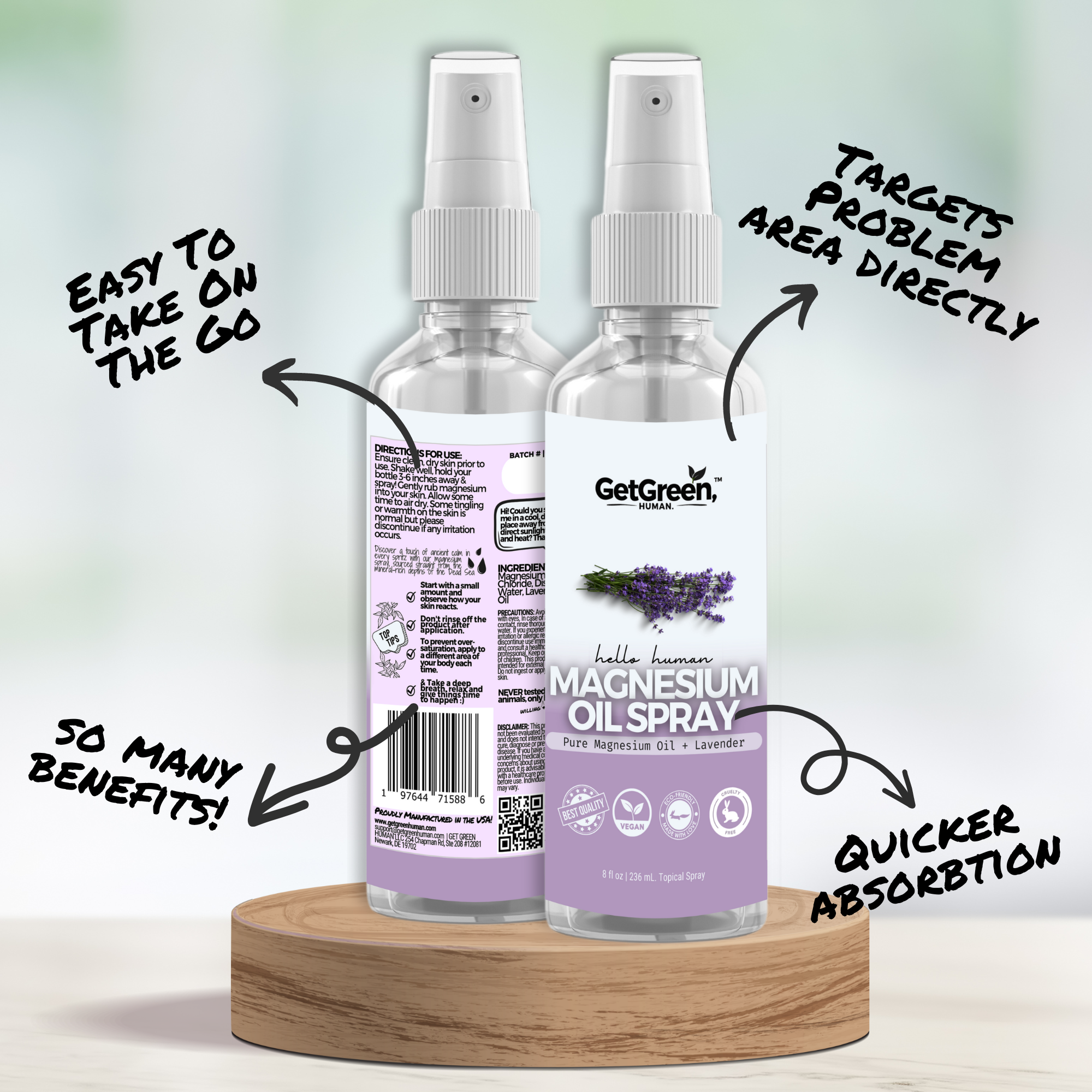 Magnesium Oil Spray (Lavender)