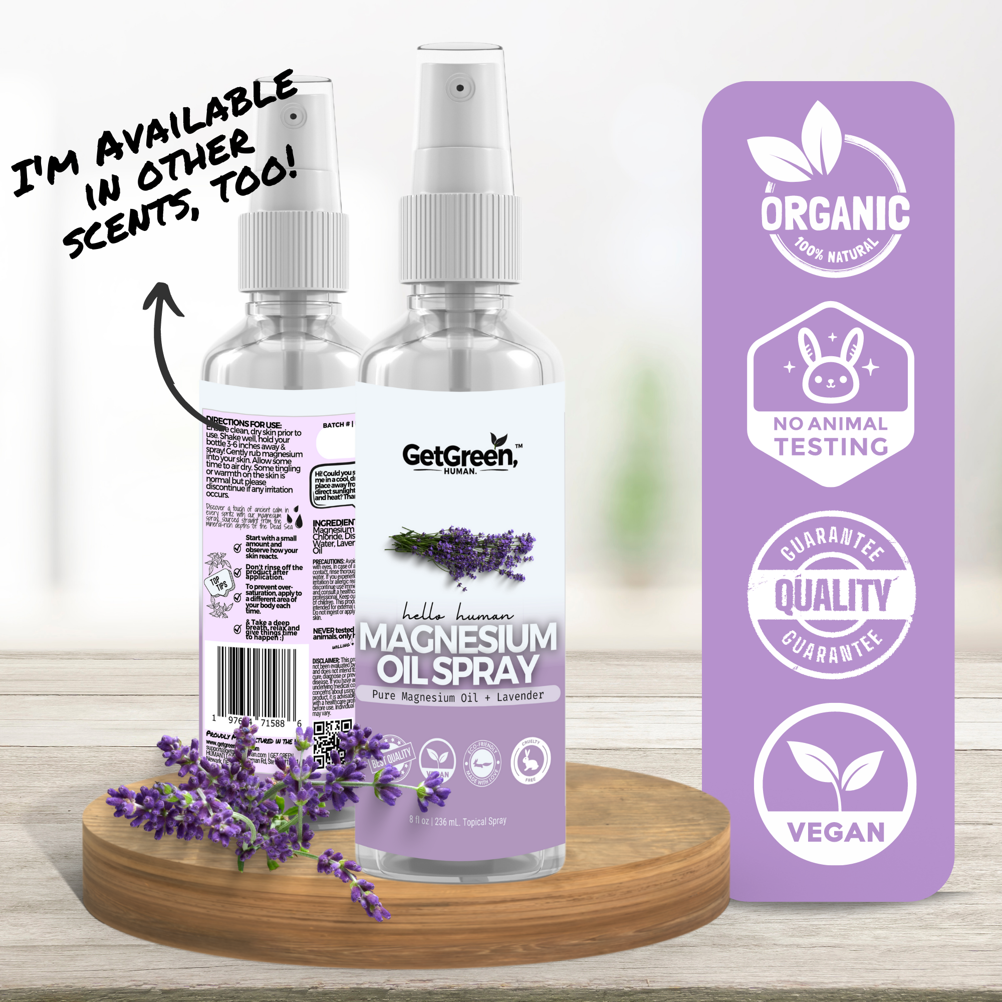 Magnesium Oil Spray (Lavender)